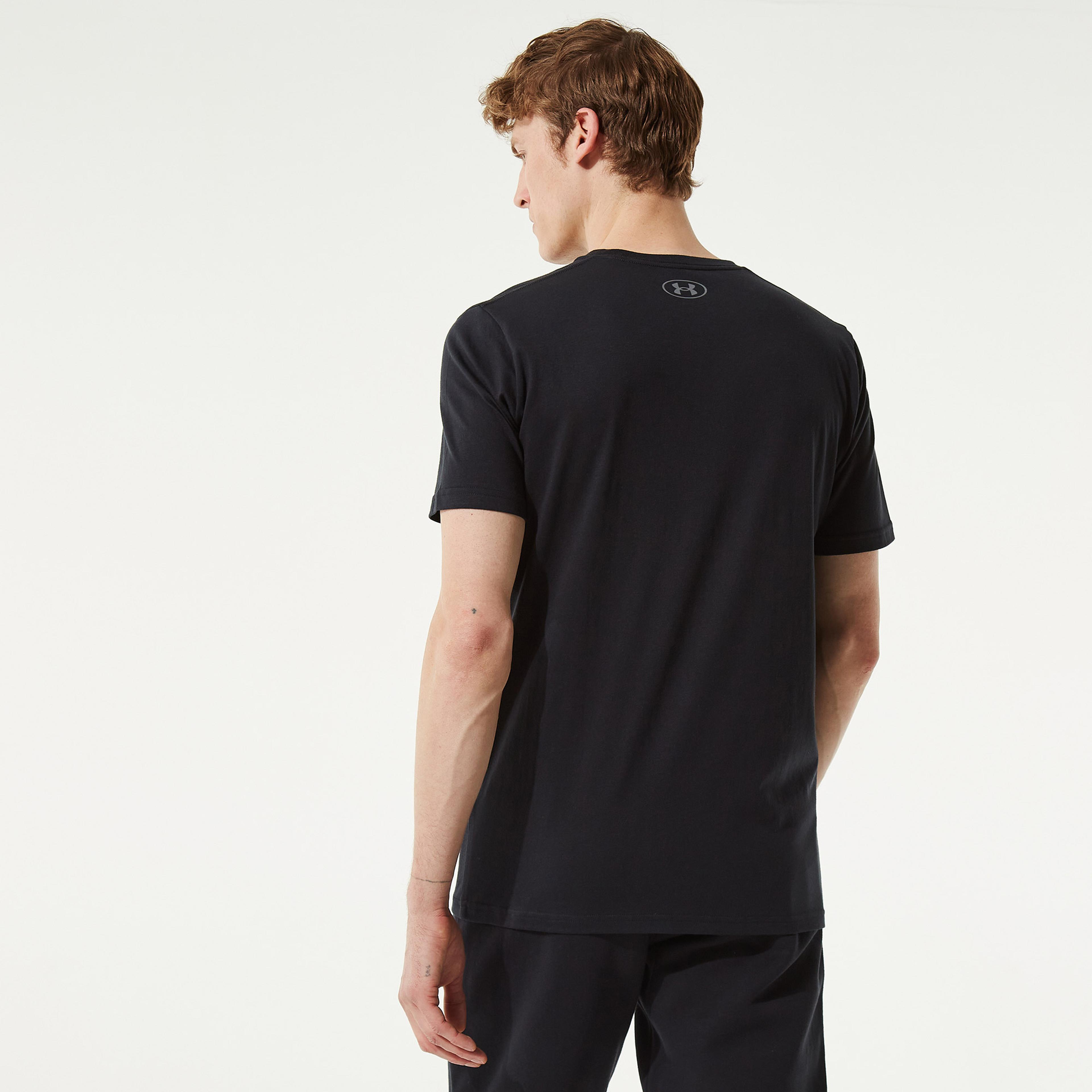 Under Armour UA Fast Left Chest 2.0 Erkek Siyah T-Shirt