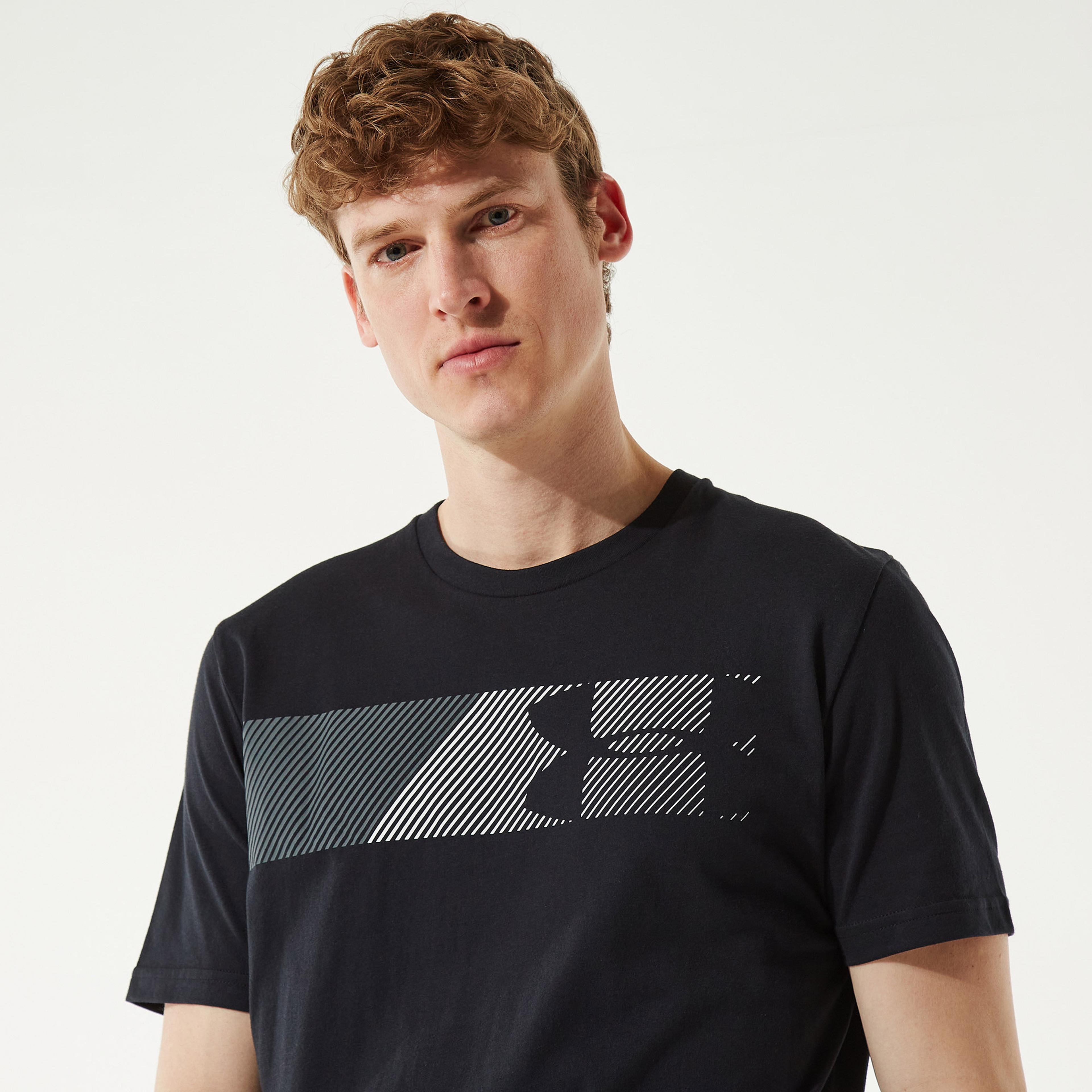 Under Armour UA Fast Left Chest 2.0 Erkek Siyah T-Shirt