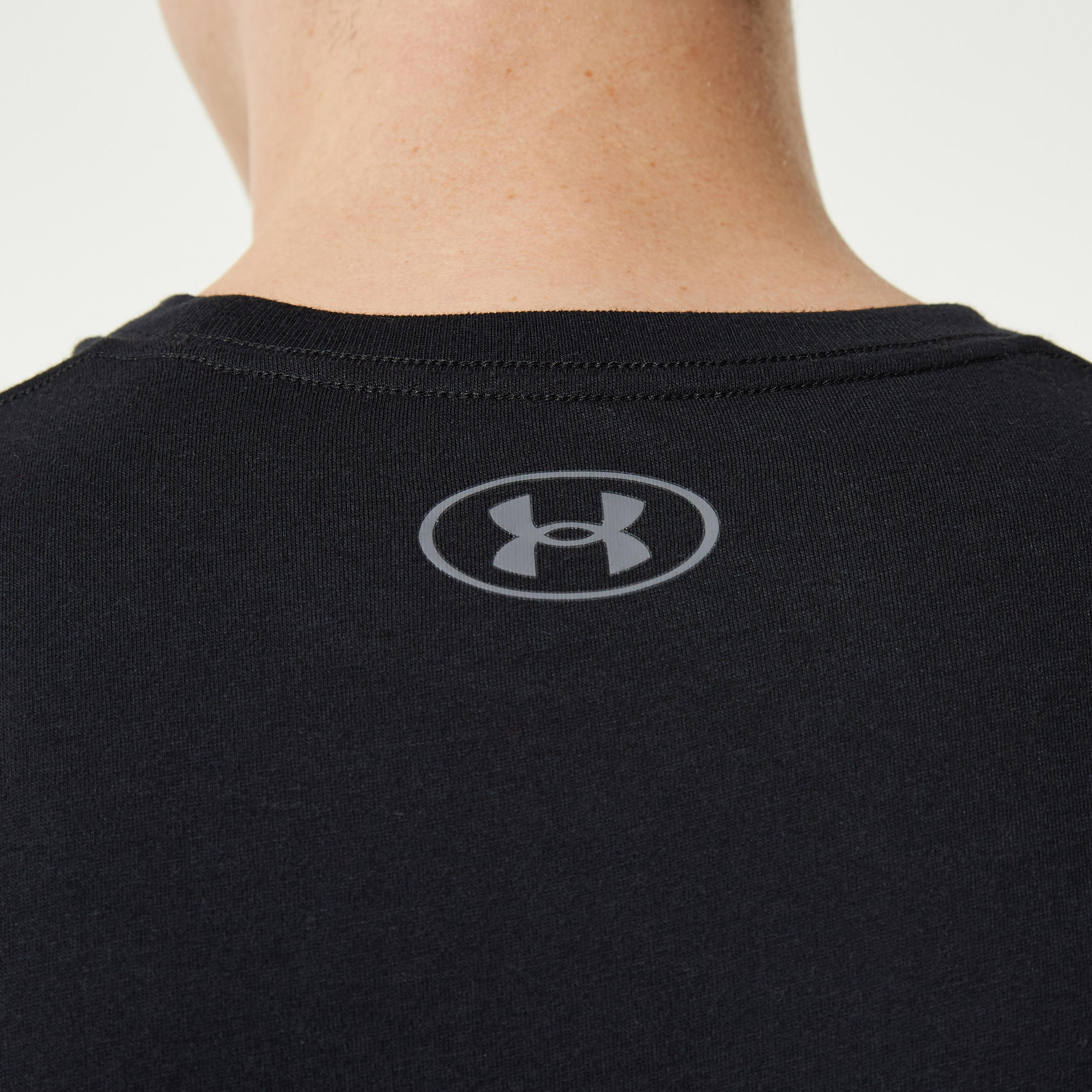Under Armour UA Fast Left Chest 2.0 Erkek Siyah T-Shirt