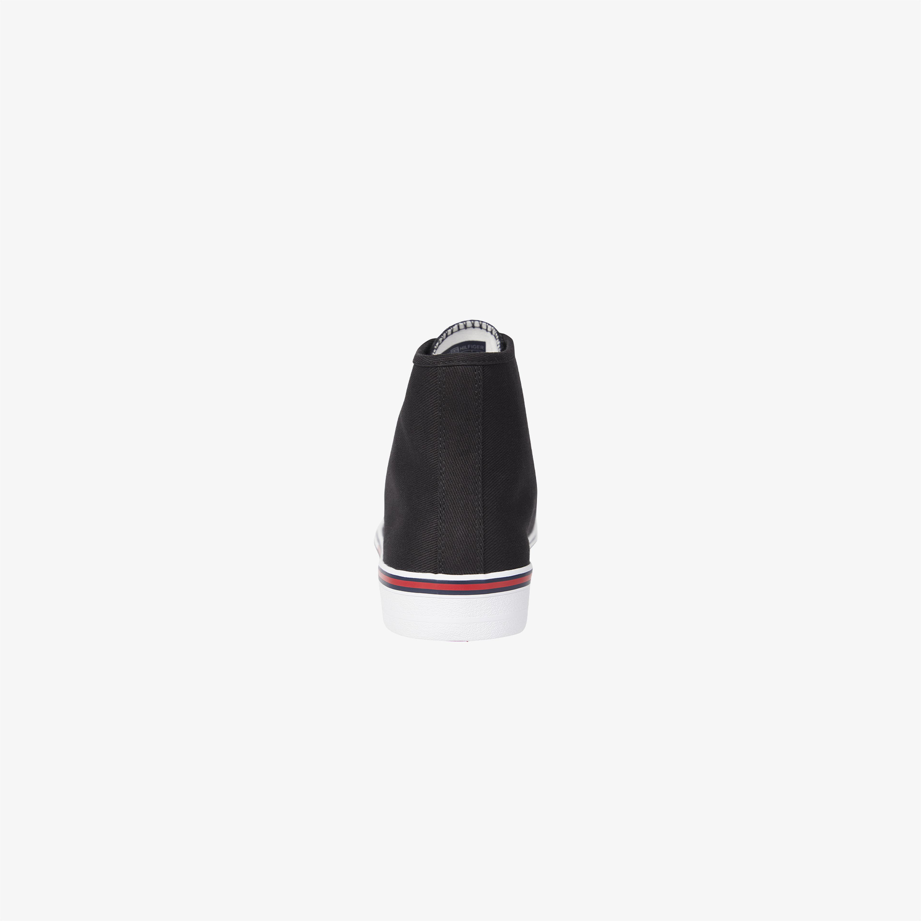 Tommy Hilfiger Essential Mid Cut Erkek Siyah Spor Ayakkabı