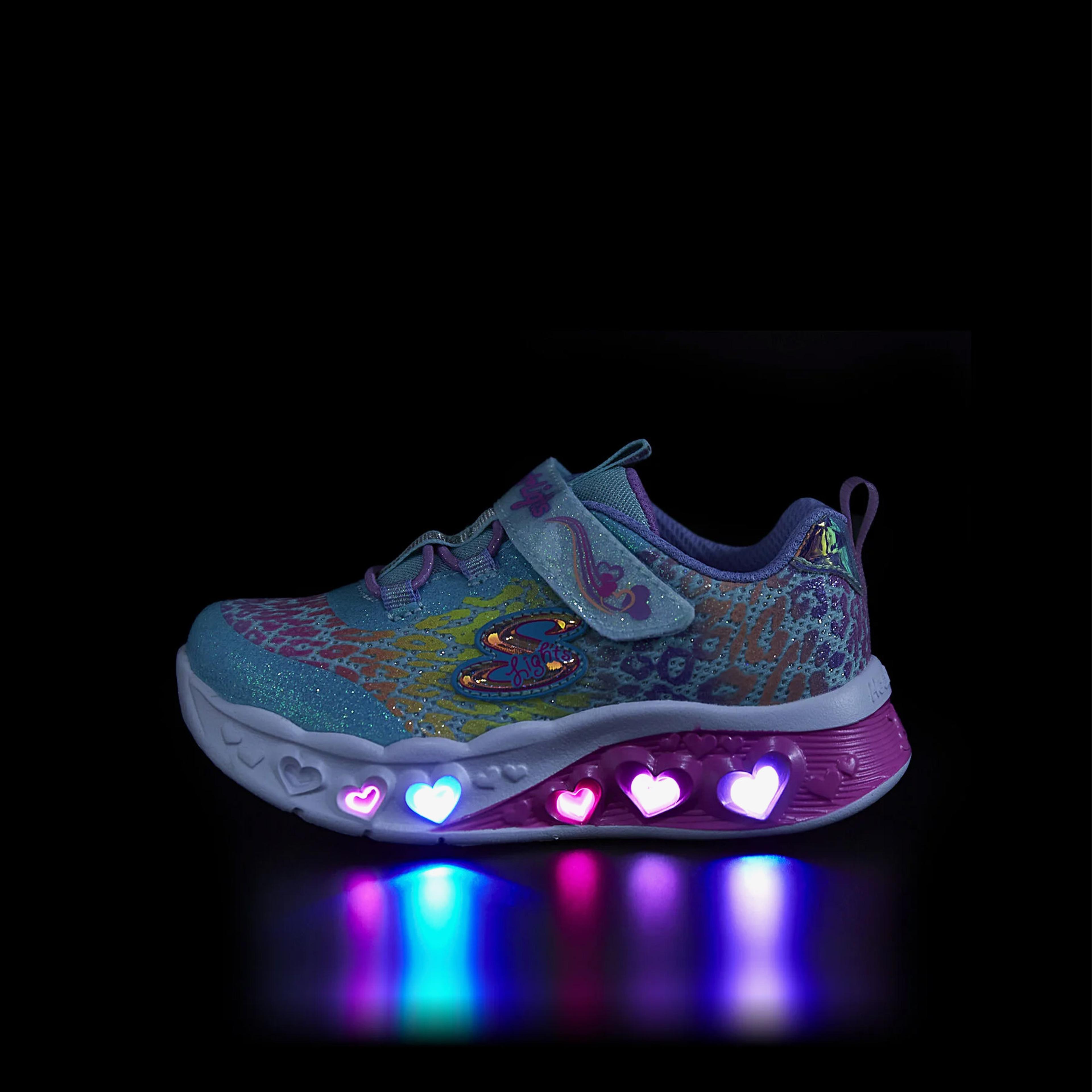 Skechers Flutter Heart Lights Çocuk Turkuaz Spor Ayakkabı