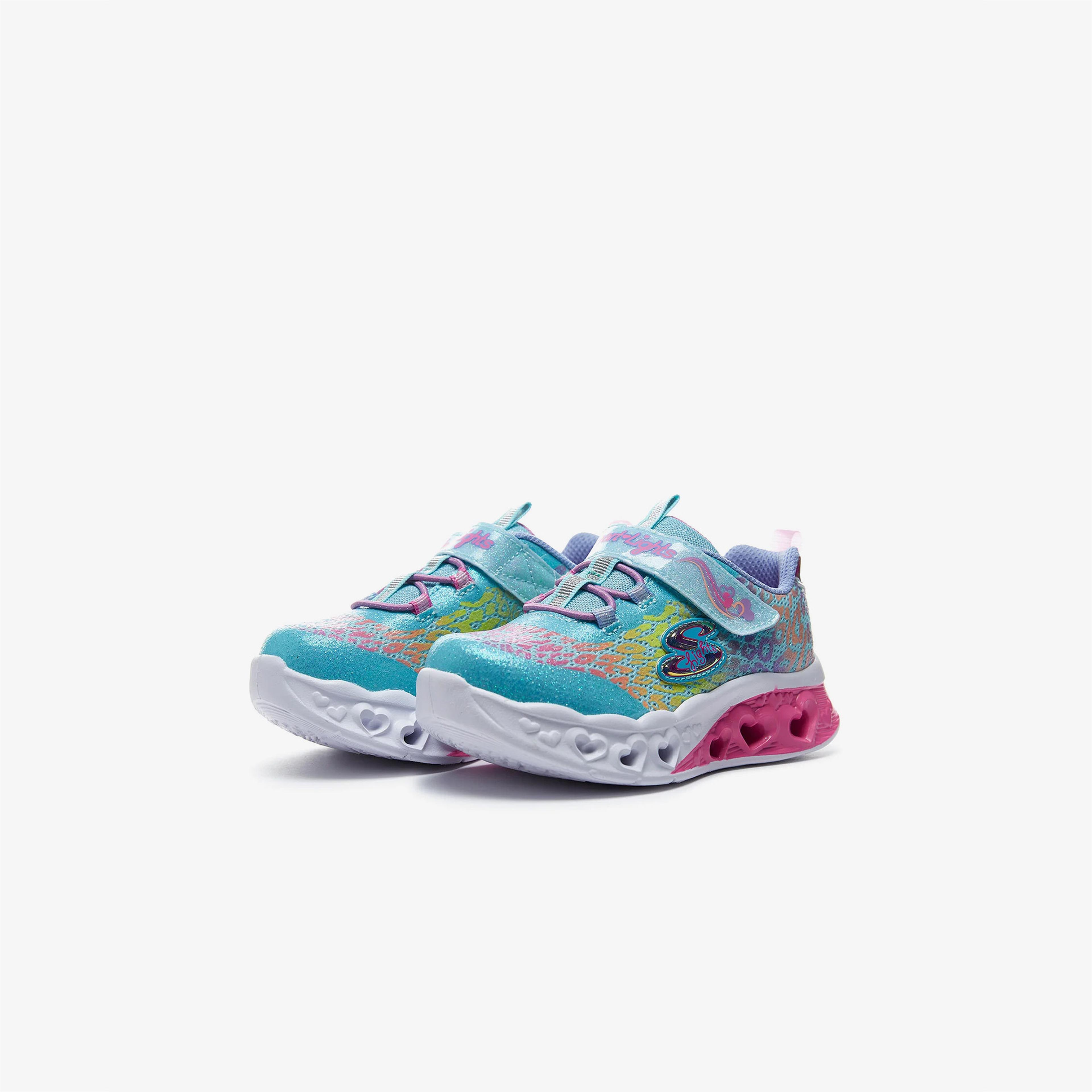 Skechers Flutter Heart Lights Çocuk Turkuaz Spor Ayakkabı