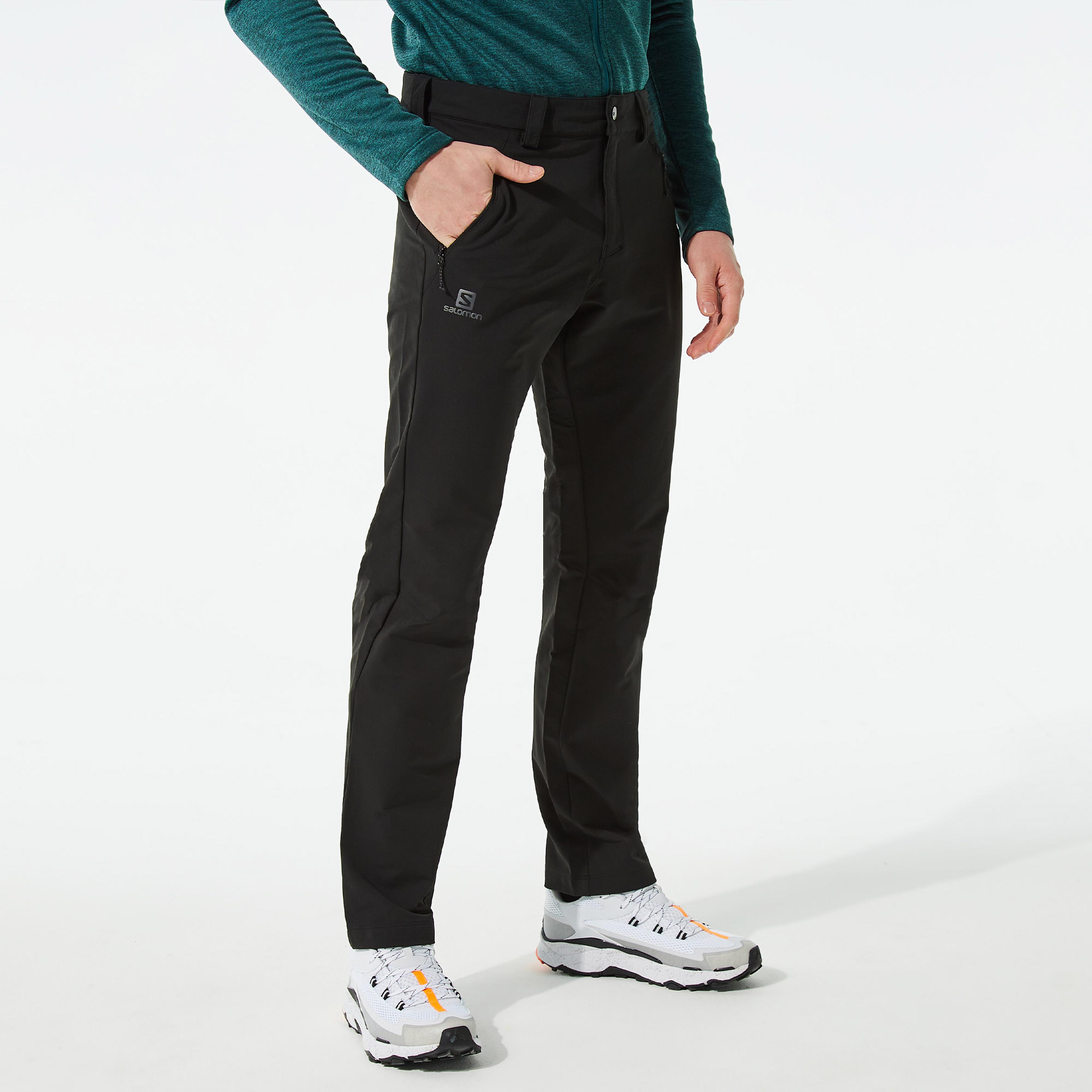 Salomon Wayfarer Warm Straight Erkek Siyah Pantolon