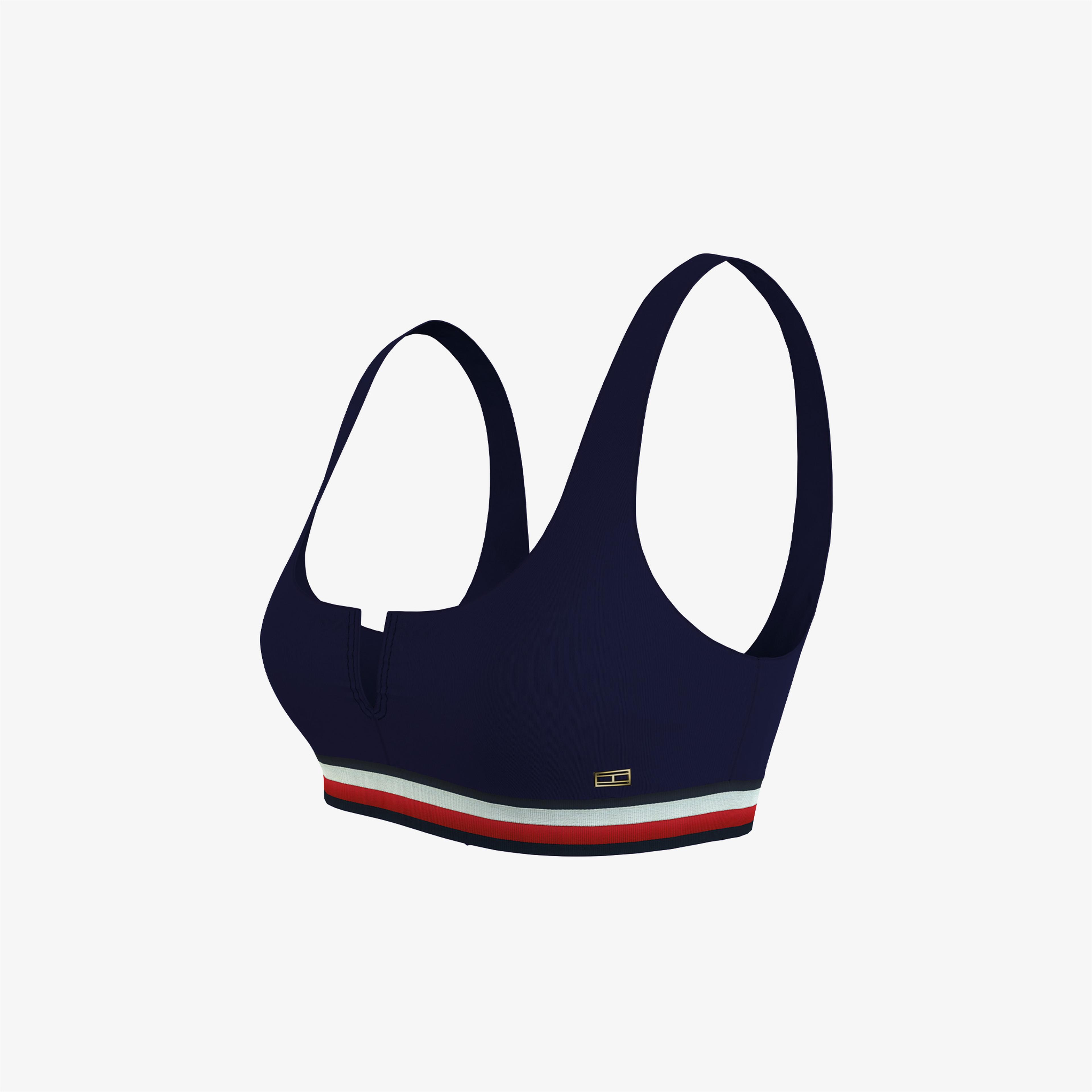 Tommy Hilfiger V Kadın Mavi Bikini Üstü