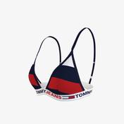 Tommy Jeans Triangle Fixed Rp Kadın Mavi Bikini Üstü