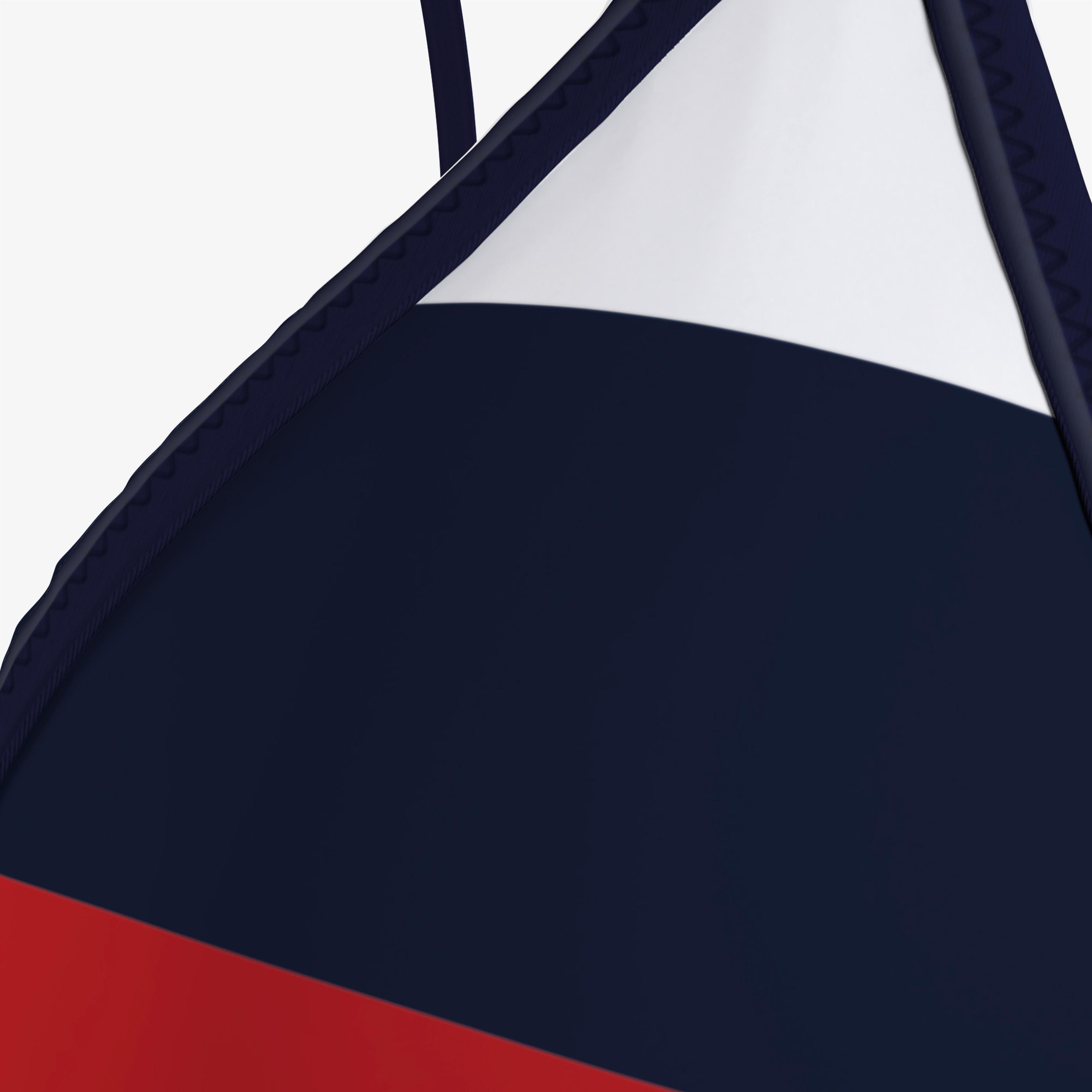 Tommy Jeans Triangle Fixed Rp Kadın Mavi Bikini Üstü