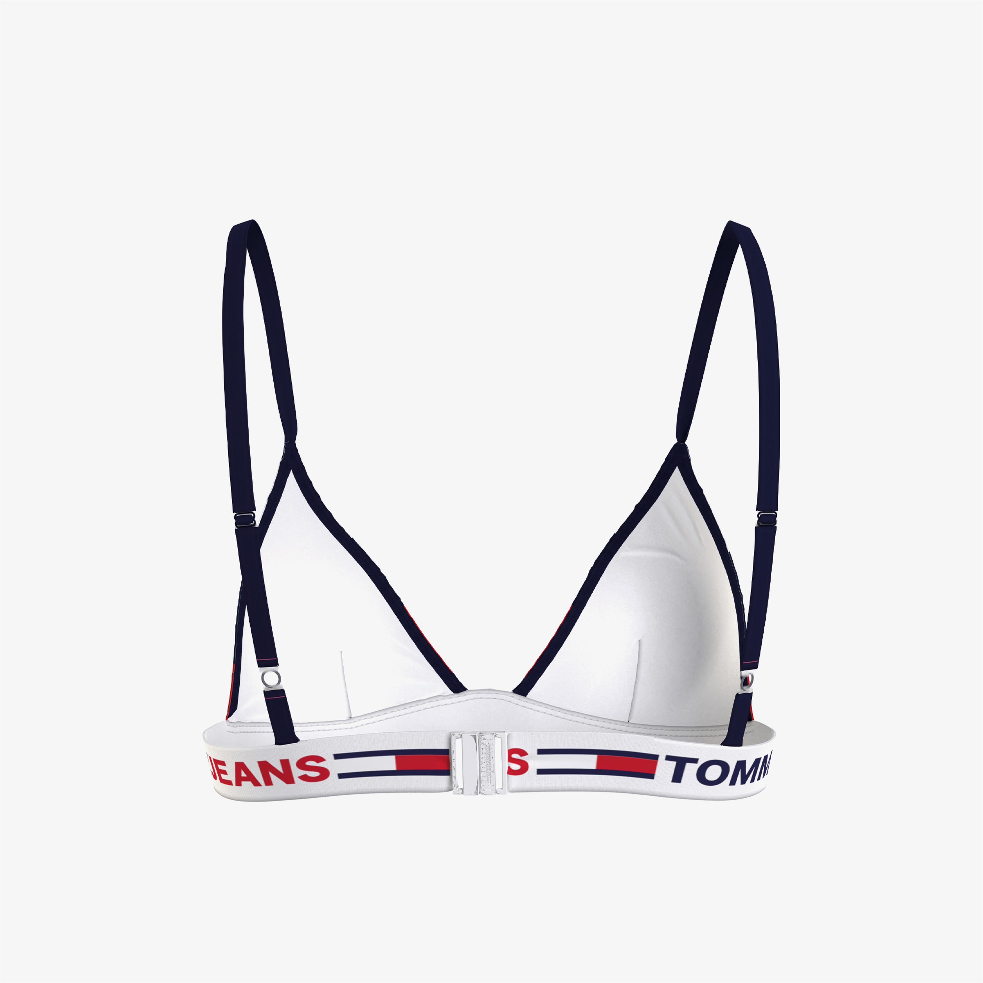 Tommy Jeans Triangle Fixed Rp Kadın Mavi Bikini Üstü