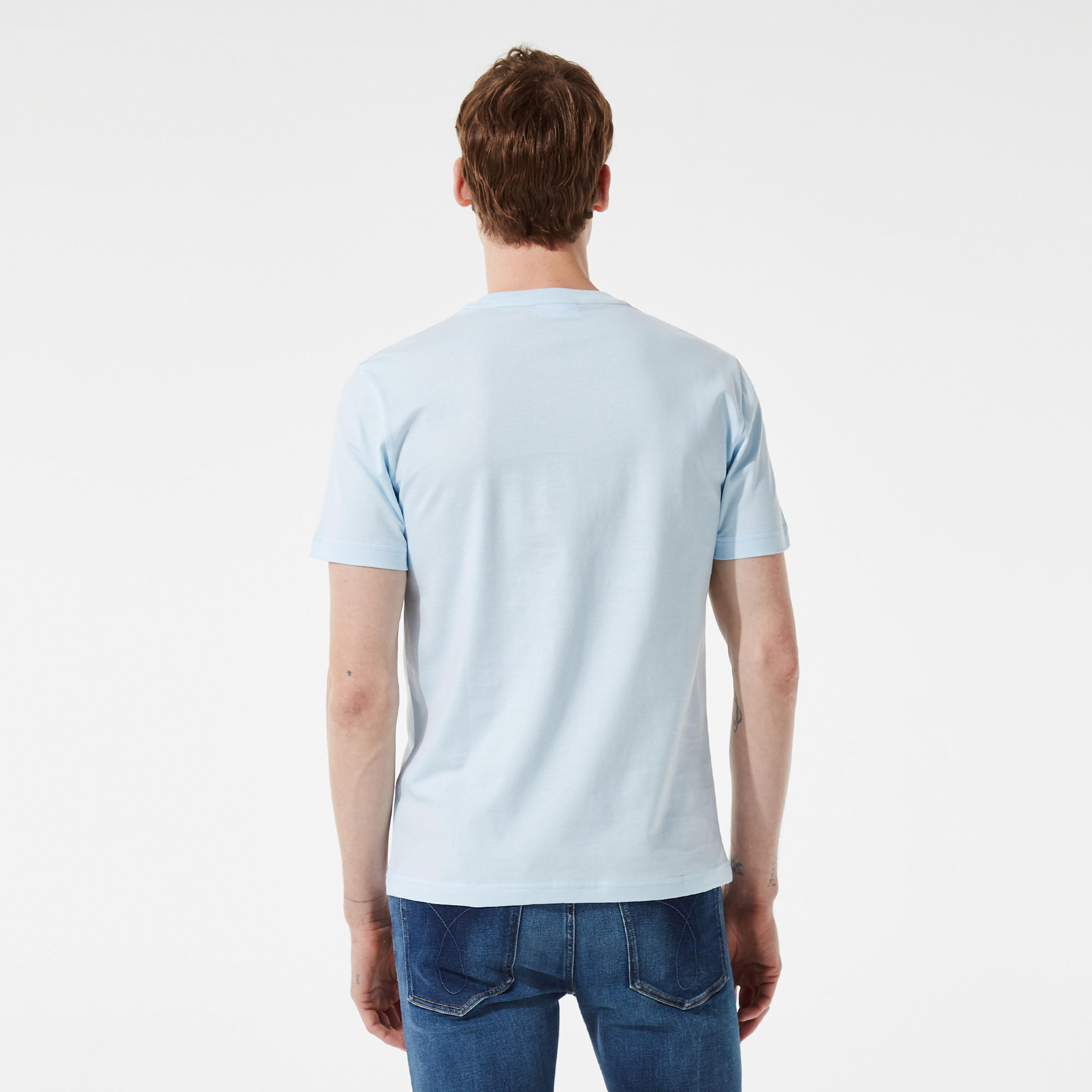 Calvin Klein Logo Erkek Mavi T-Shirt