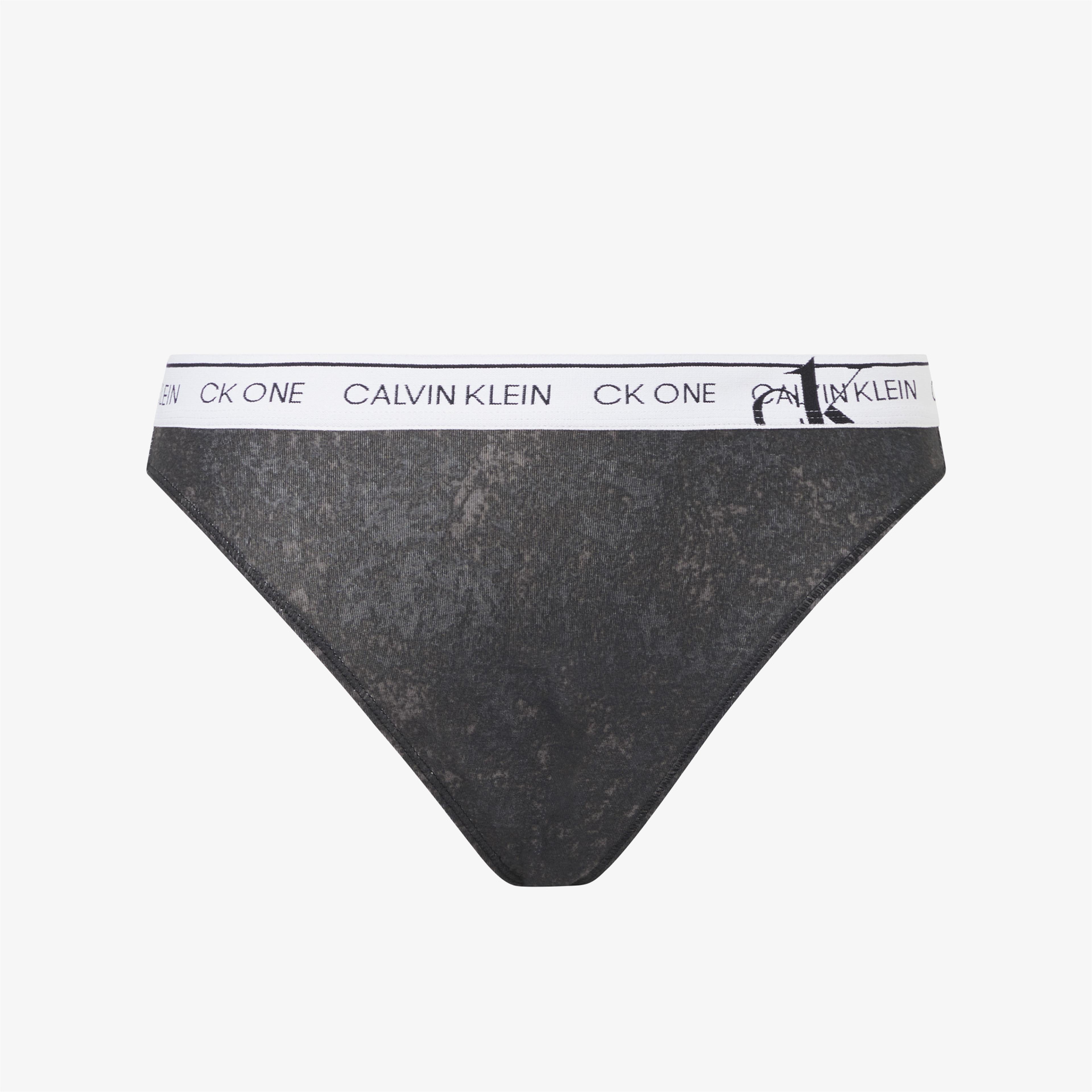 Calvin Klein High Leg Tanga Kadın Siyah Külot
