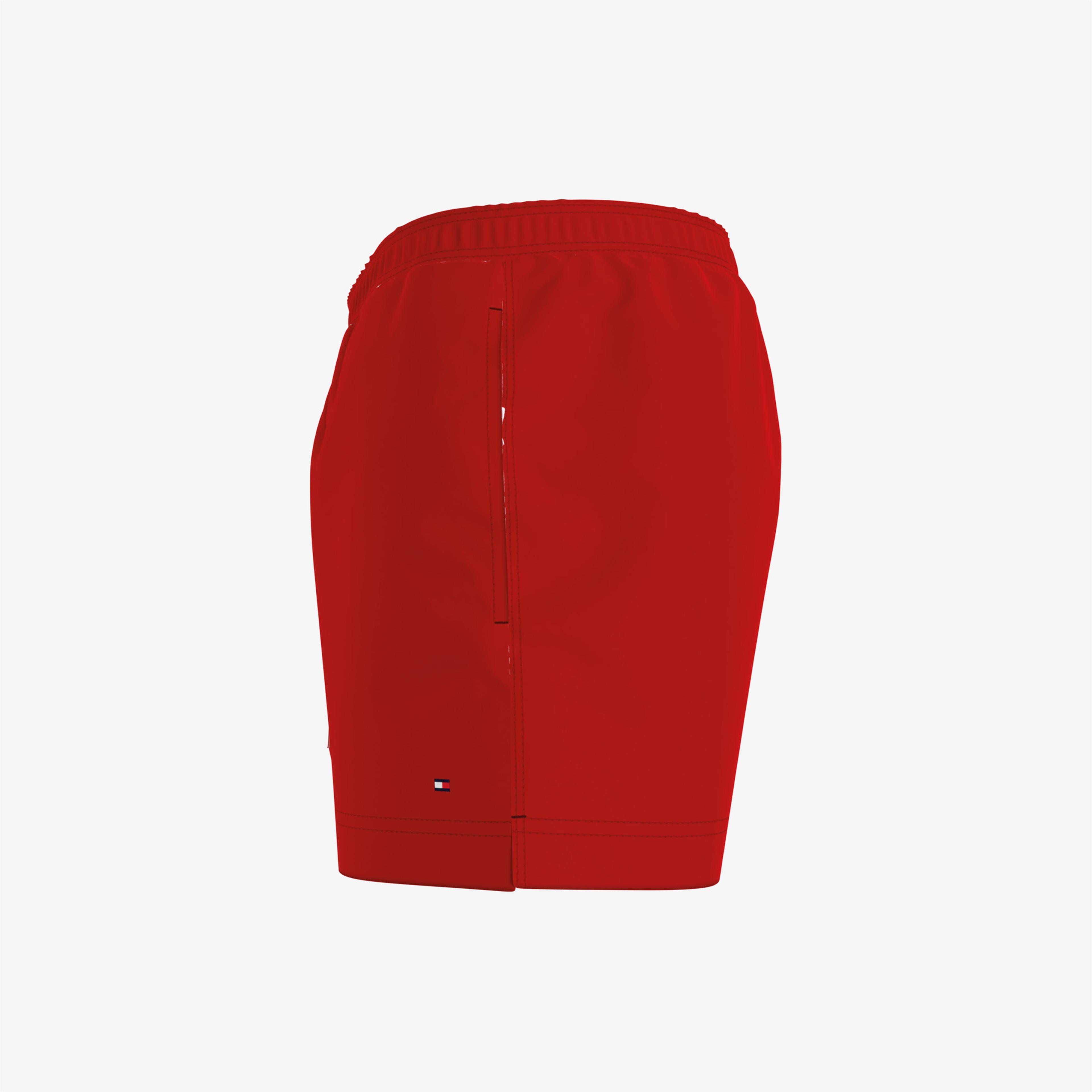 Tommy Hilfiger Sf Medium Drawstring Erkek Kırmızı Mayo Şort
