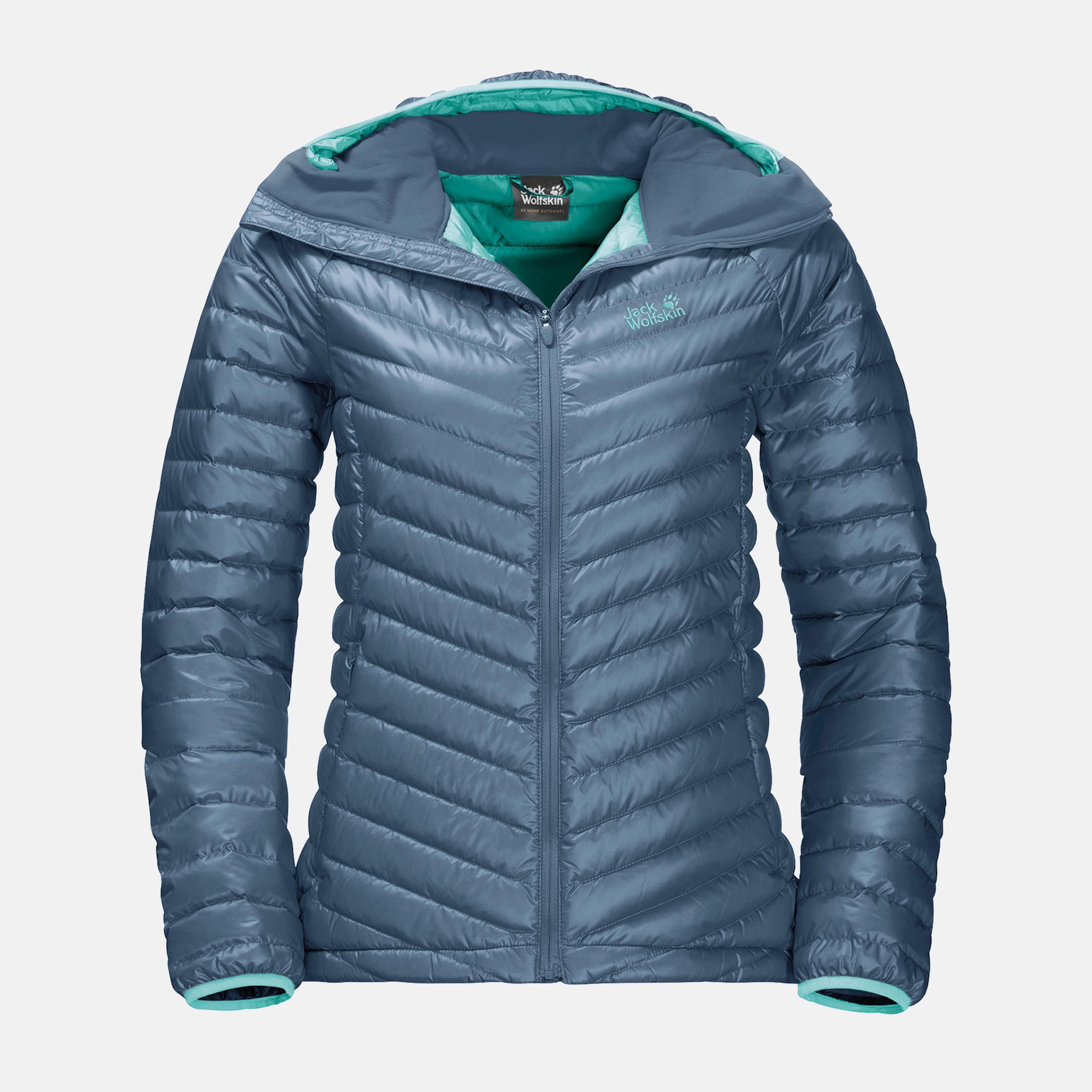 Jack Wolfskin ATMOSPHERE JKT W Kadın Mavi Outdoor Ceket