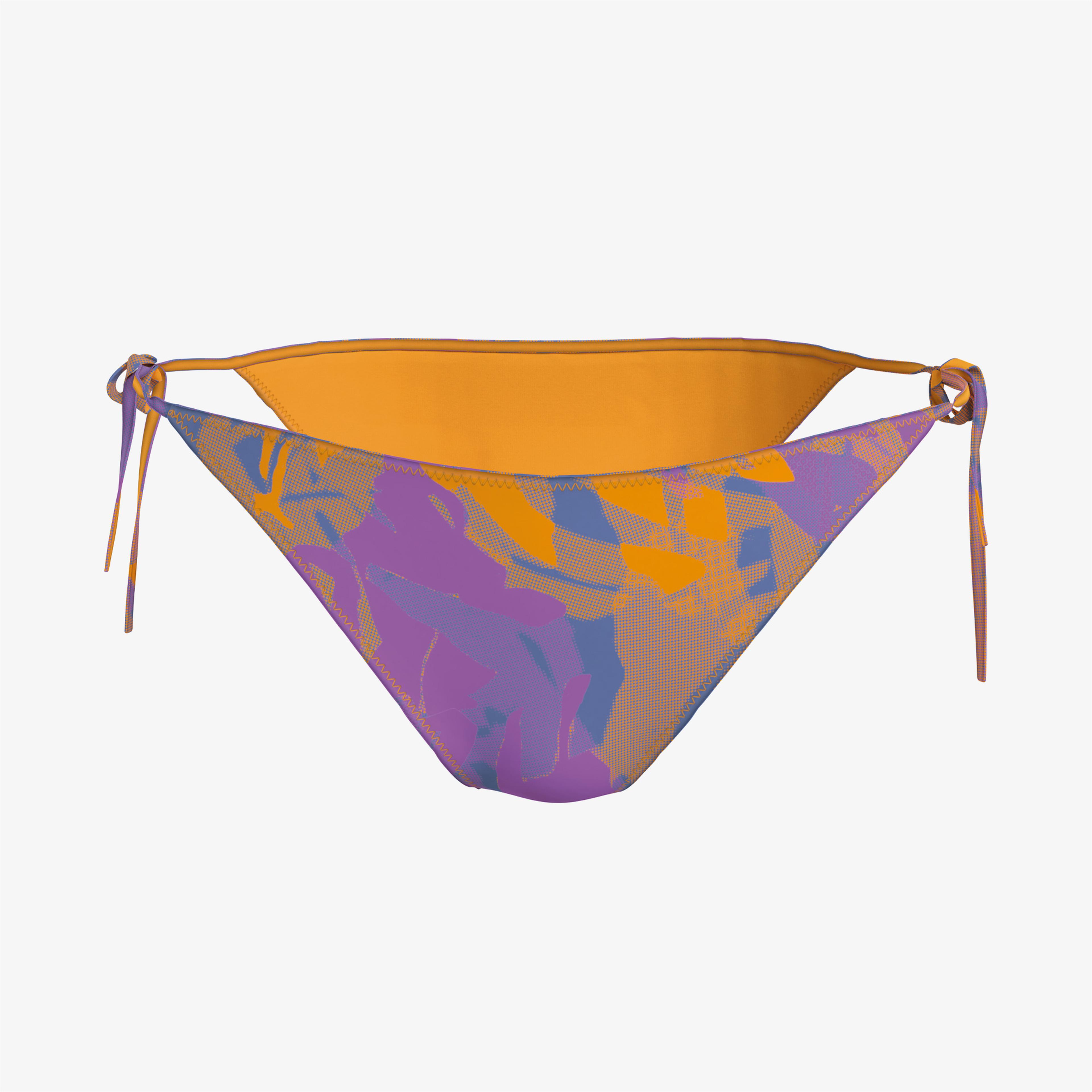 Calvin Klein String Side Tie Cheeky-Print Kadın Renkli Bikini Altı