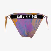 Calvin Klein String Side Tie Cheeky-Print Kadın Renkli Bikini Altı