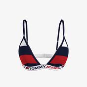 Tommy Jeans Triangle Fixed Rp Kadın Mavi Bikini Üstü