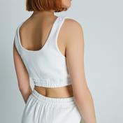 rue Kadın Ekru Spor Crop Top