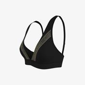 Calvin Klein Triangle High Apex-Rp Kadın Siyah Bikini Üstü