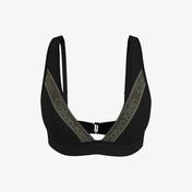Calvin Klein Triangle High Apex-Rp Kadın Siyah Bikini Üstü