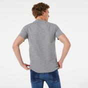 Calvin Klein Cotton Front Logo Erkek Gri T-Shirt