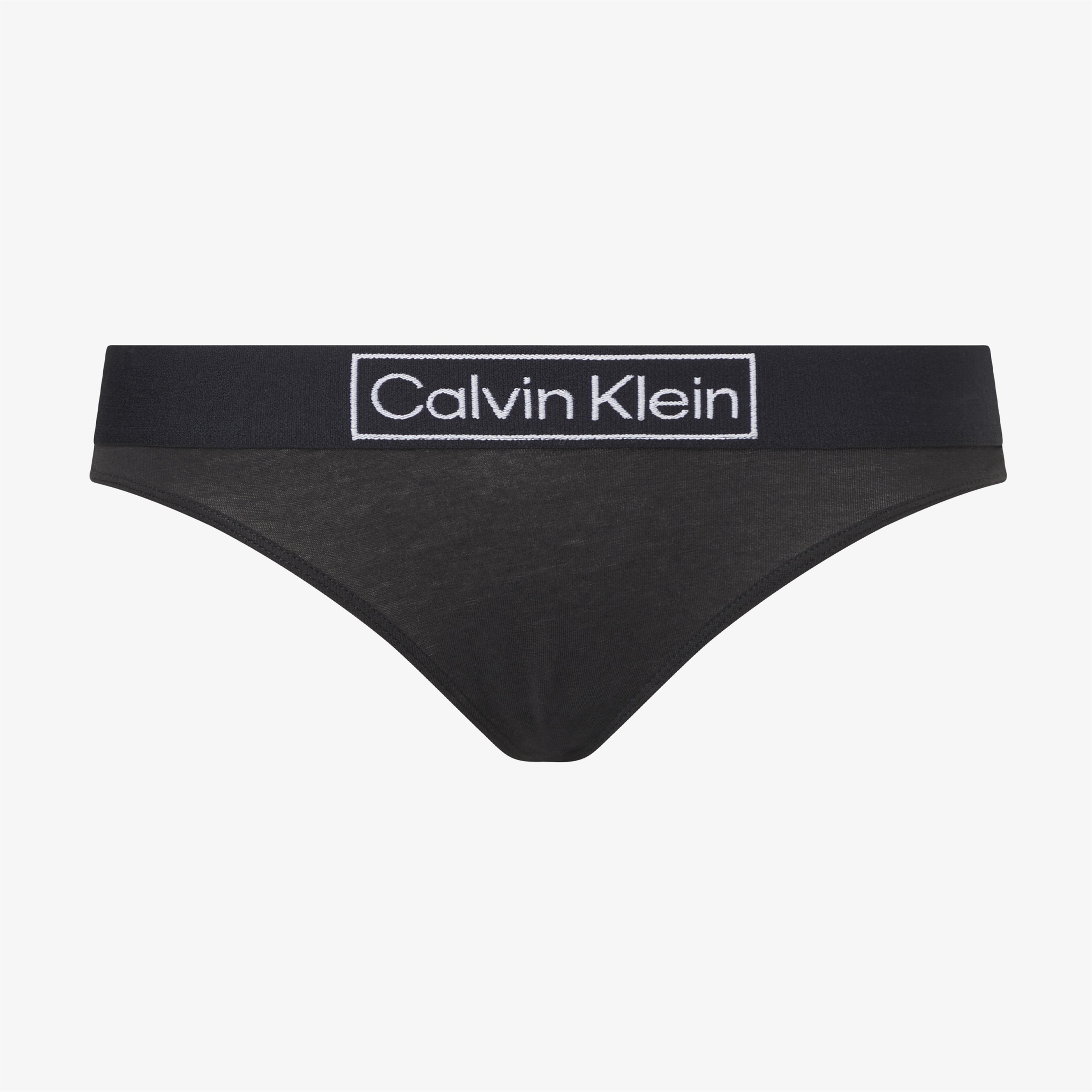 Calvin Klein Kadın Siyah Tanga Külot