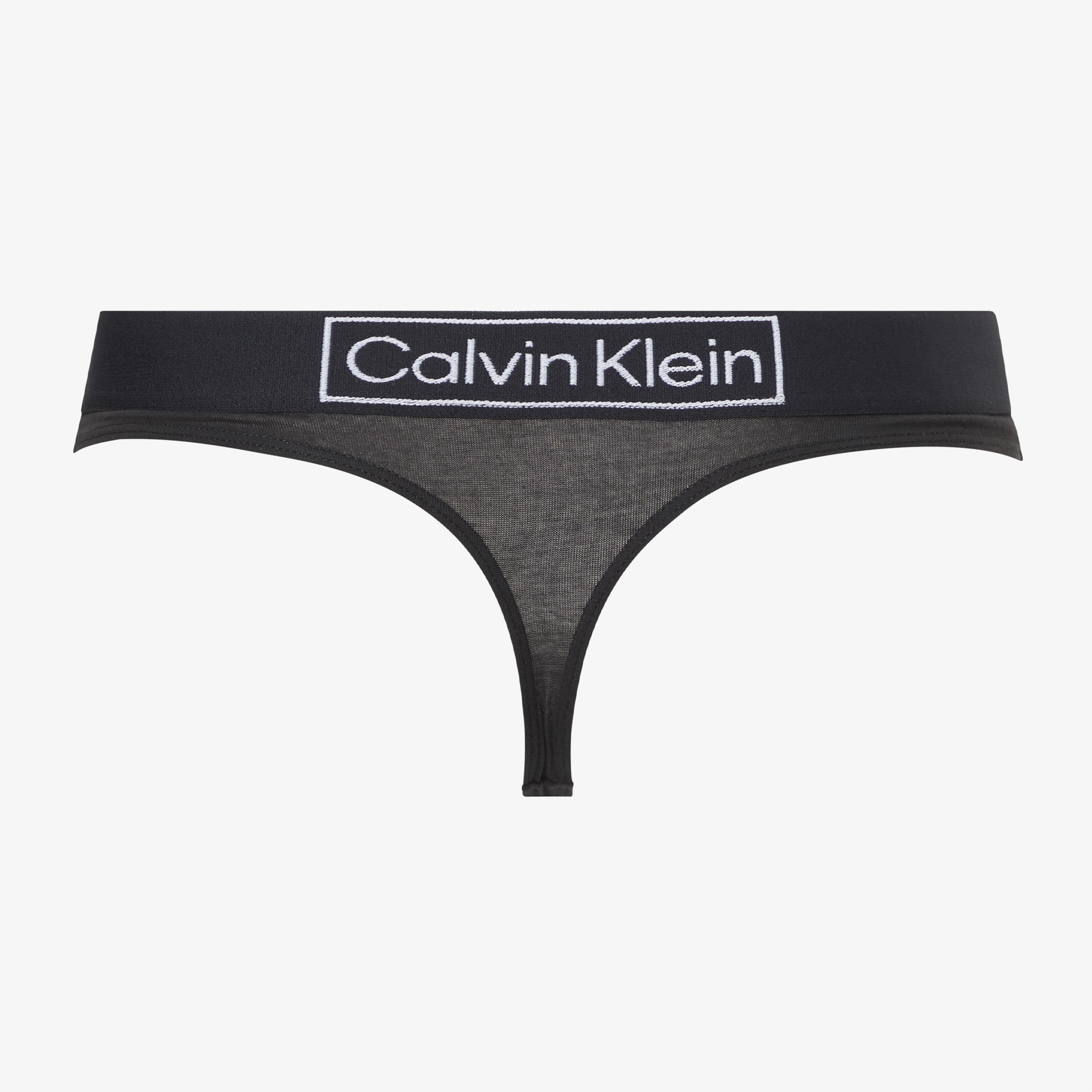 Calvin Klein Kadın Siyah Tanga Külot