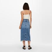 Only Onlnessa Life Short Button Top Jrs Kadın Beyaz T-Shirt