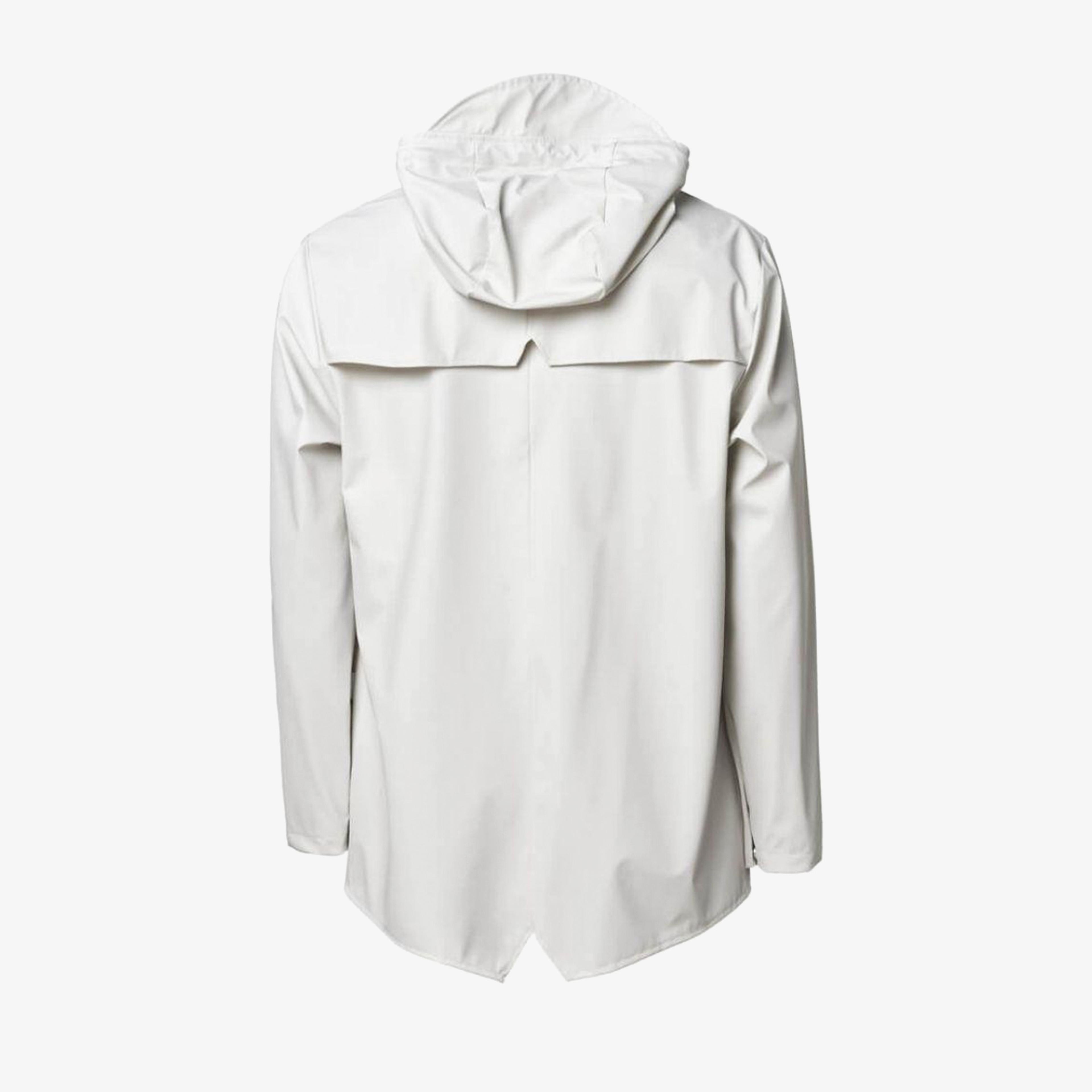 Rains Jacket Off White Unisex Krem Rengi Yağmurluk