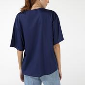 rue Kadın Lacivert Cep Detaylı Baskılı T-Shirt
