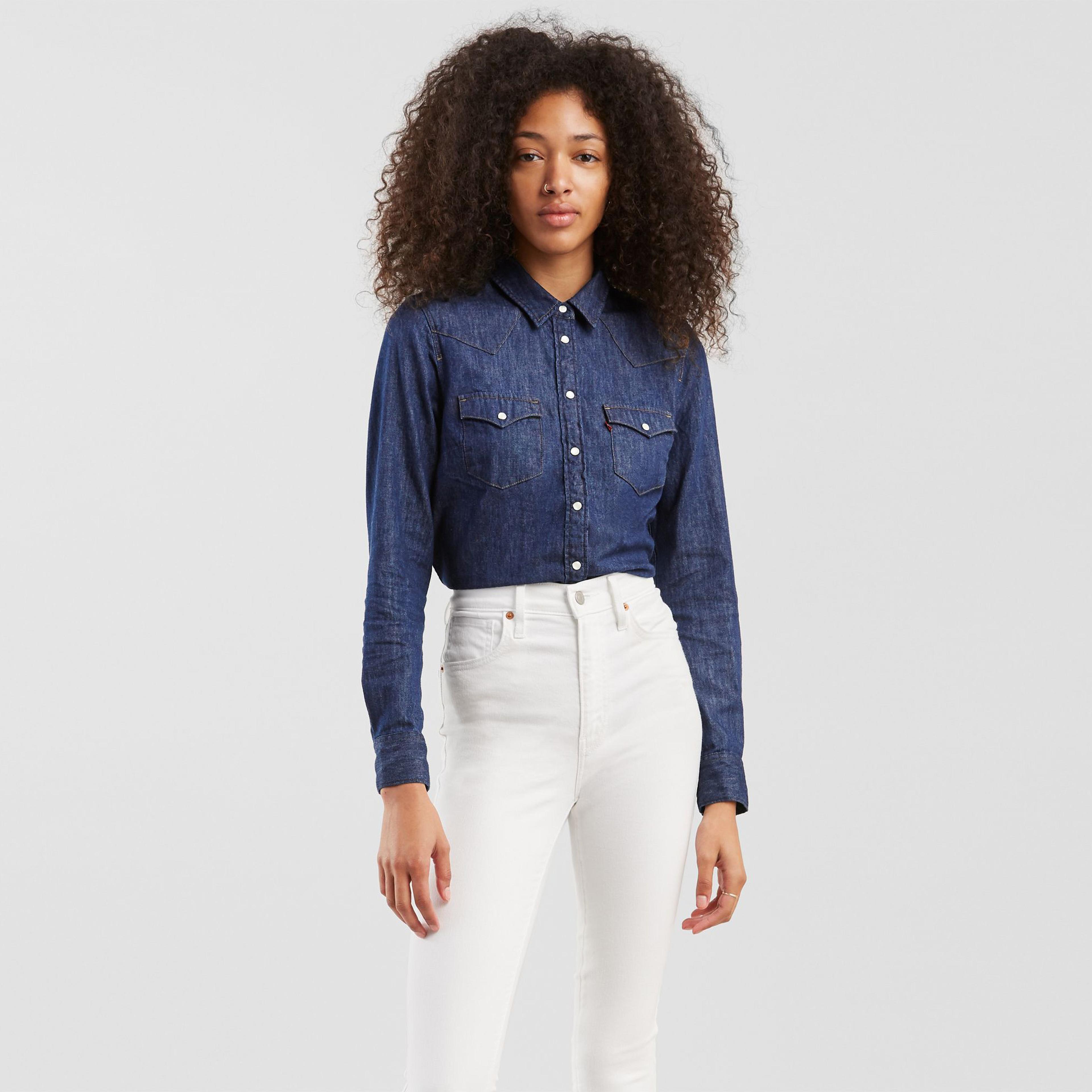 Levi's Ultimate Western Kadın Mavi Gömlek
