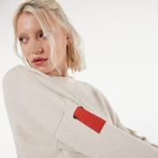 rue Kadın Ekru Kısa Sweatshirt