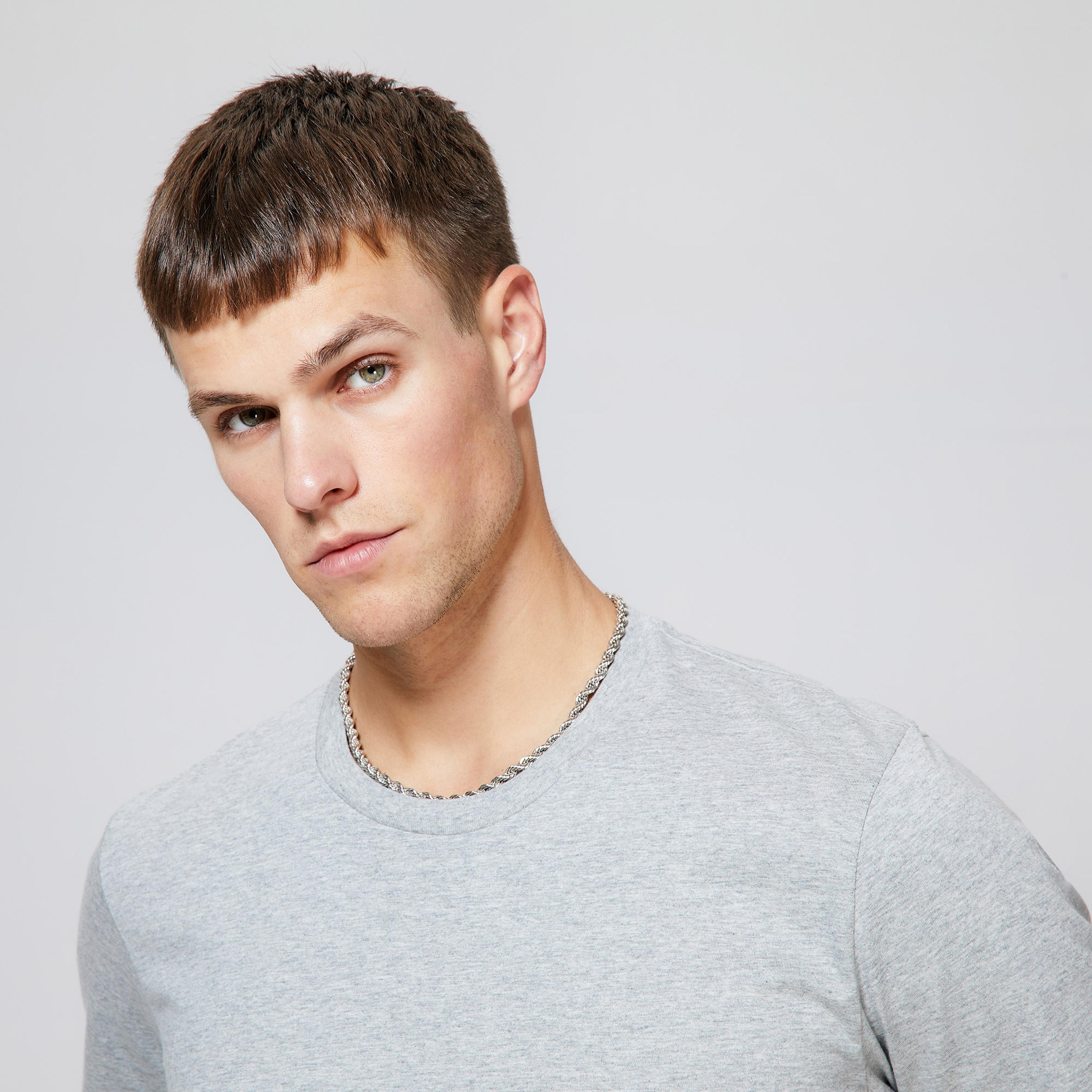 Calvin Klein Crew Neck 3'lü Erkek Gri T-Shirt