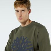 Timberland YC Core Tree Logo Crew Neck Erkek Haki Sweatshirt