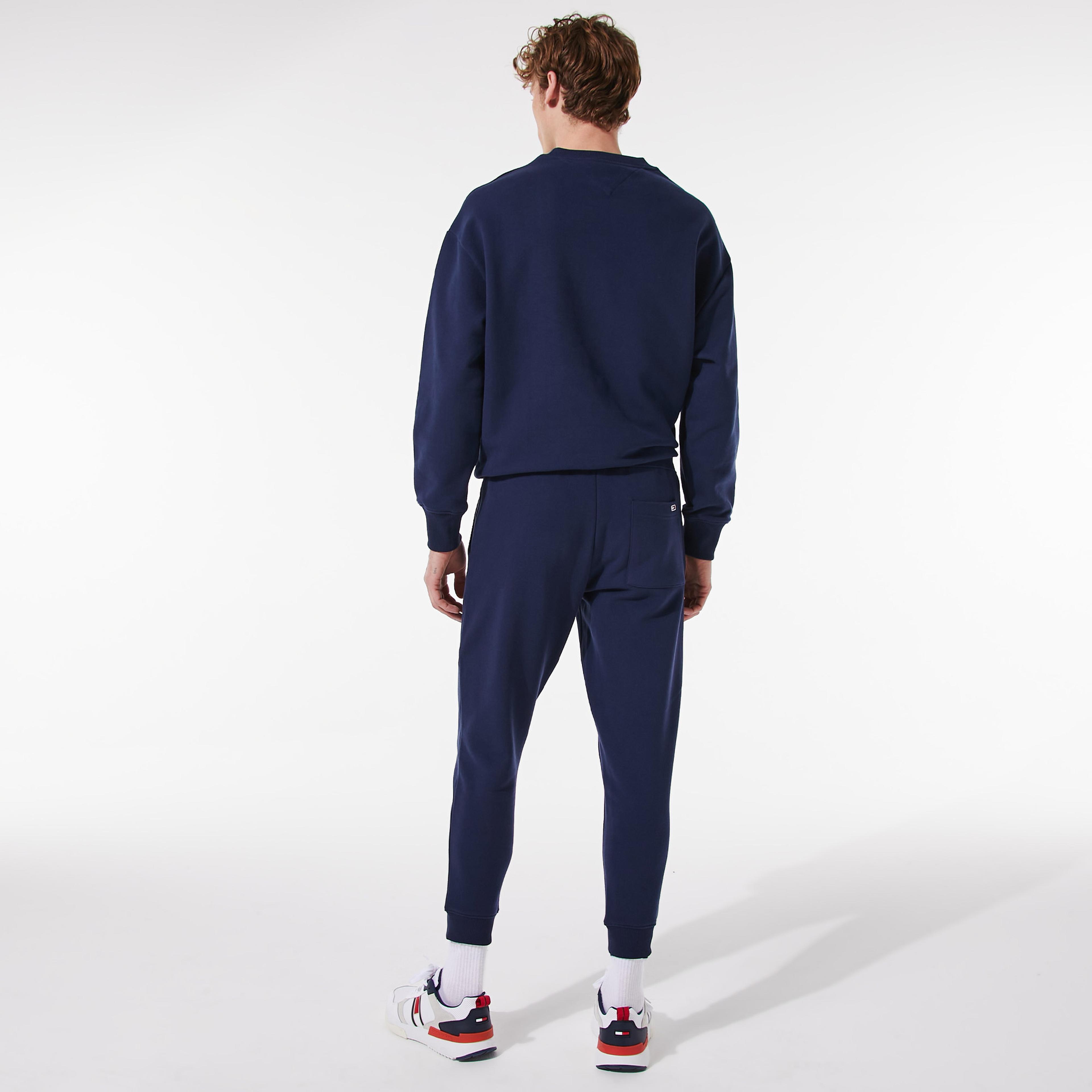 Tommy Jeans Signature Sweat Erkek Mavi Eşofman Altı
