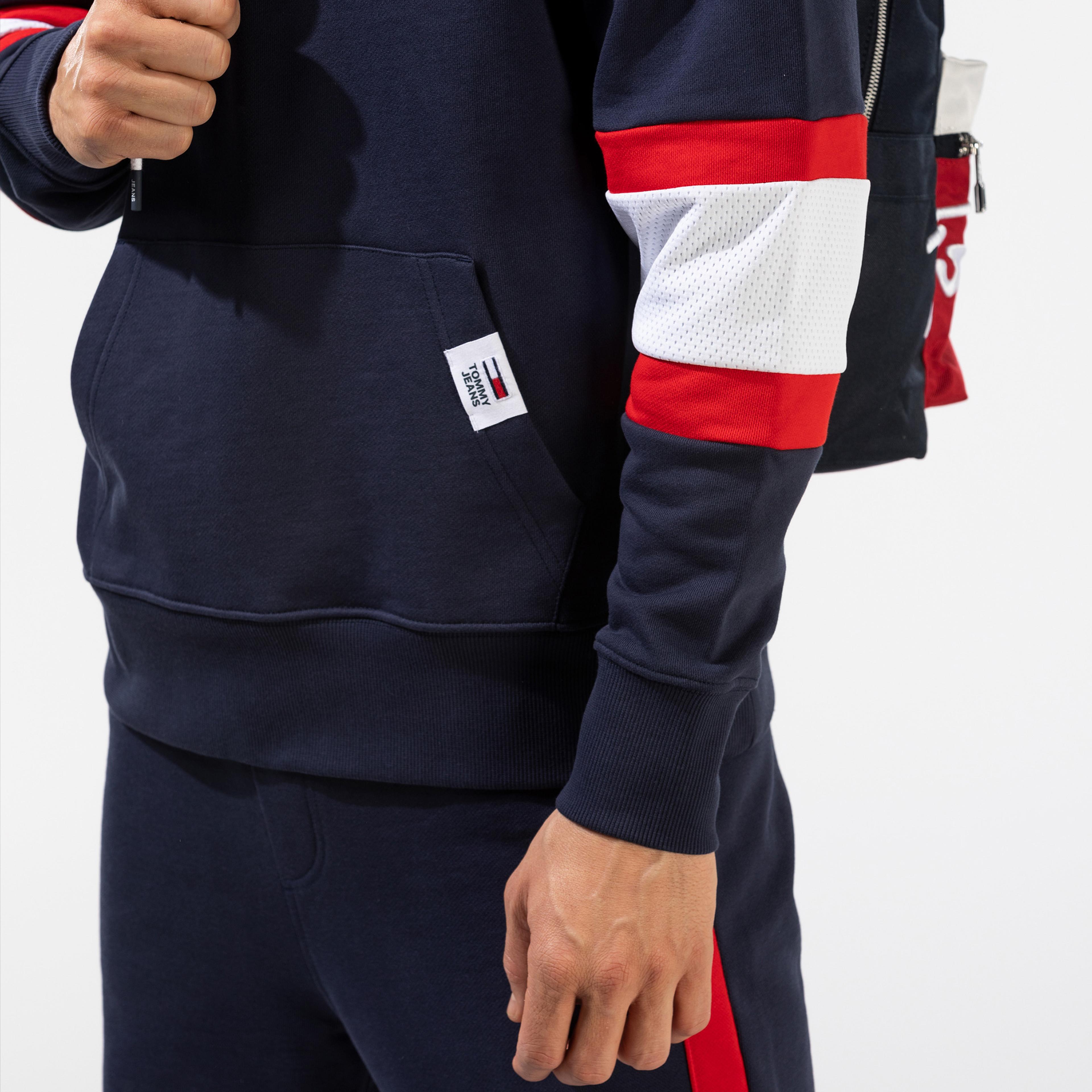Tommy Jeans Erkek Lacivert Sweatshirt