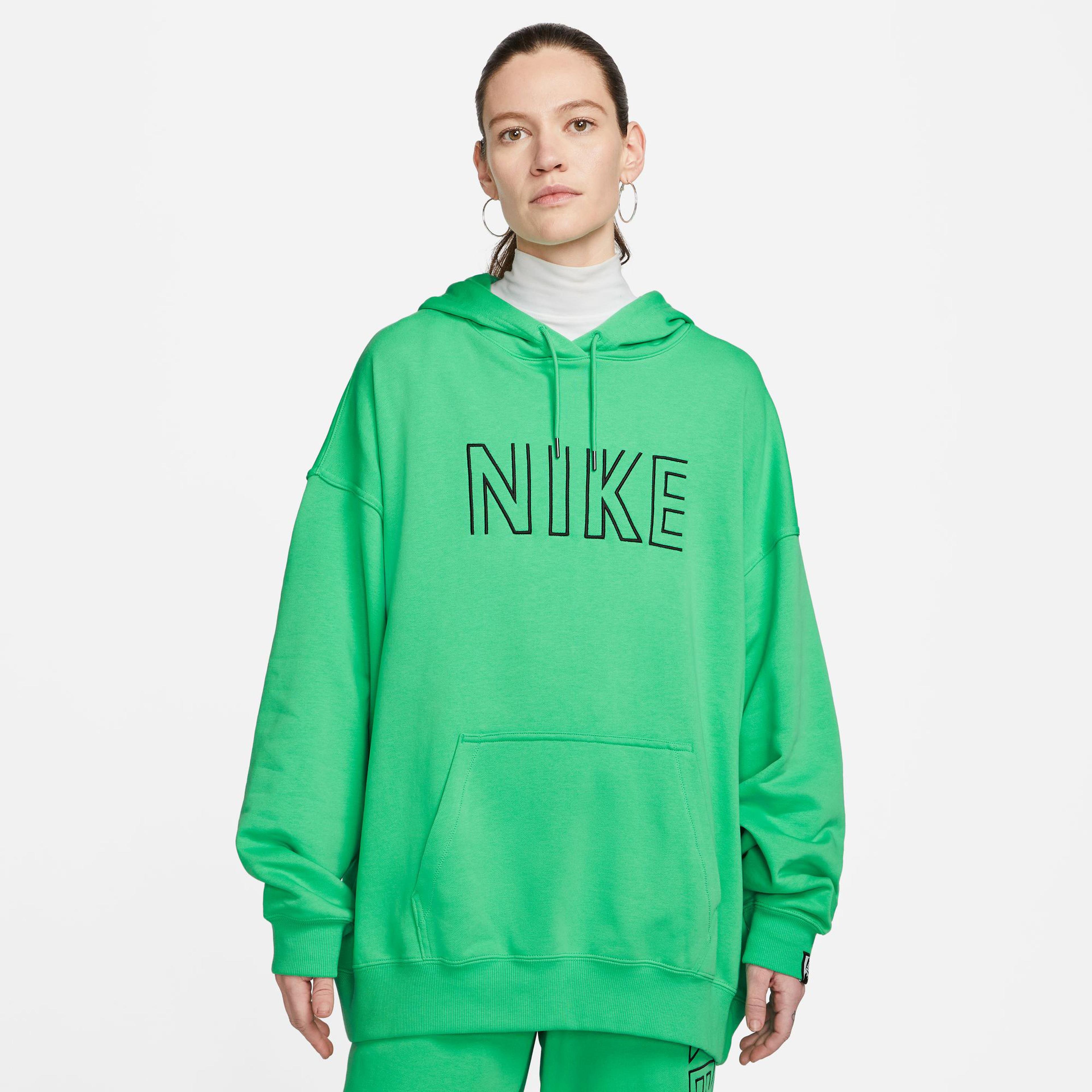 Nike Sportswear Kadın Yeşil Kapüşonlu Hoodie