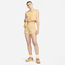 Nike Sportswear Kadın Sarı Kolsuz Crop   T-Shirt