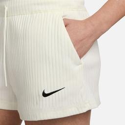 Nike Sportswear Yüksek Belli Kadın Krem Şort