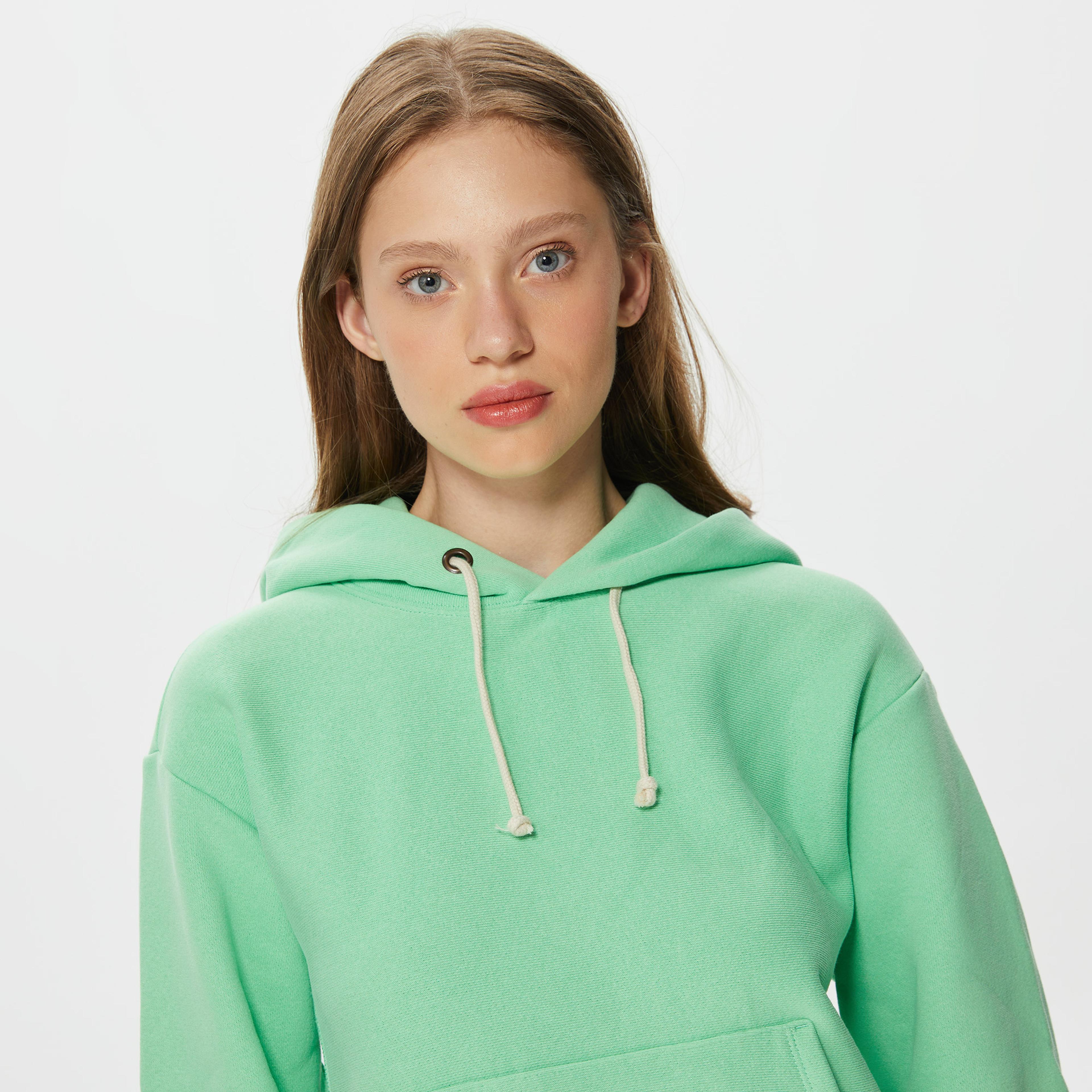 Champion Kadın Yeşil Sweatshirt