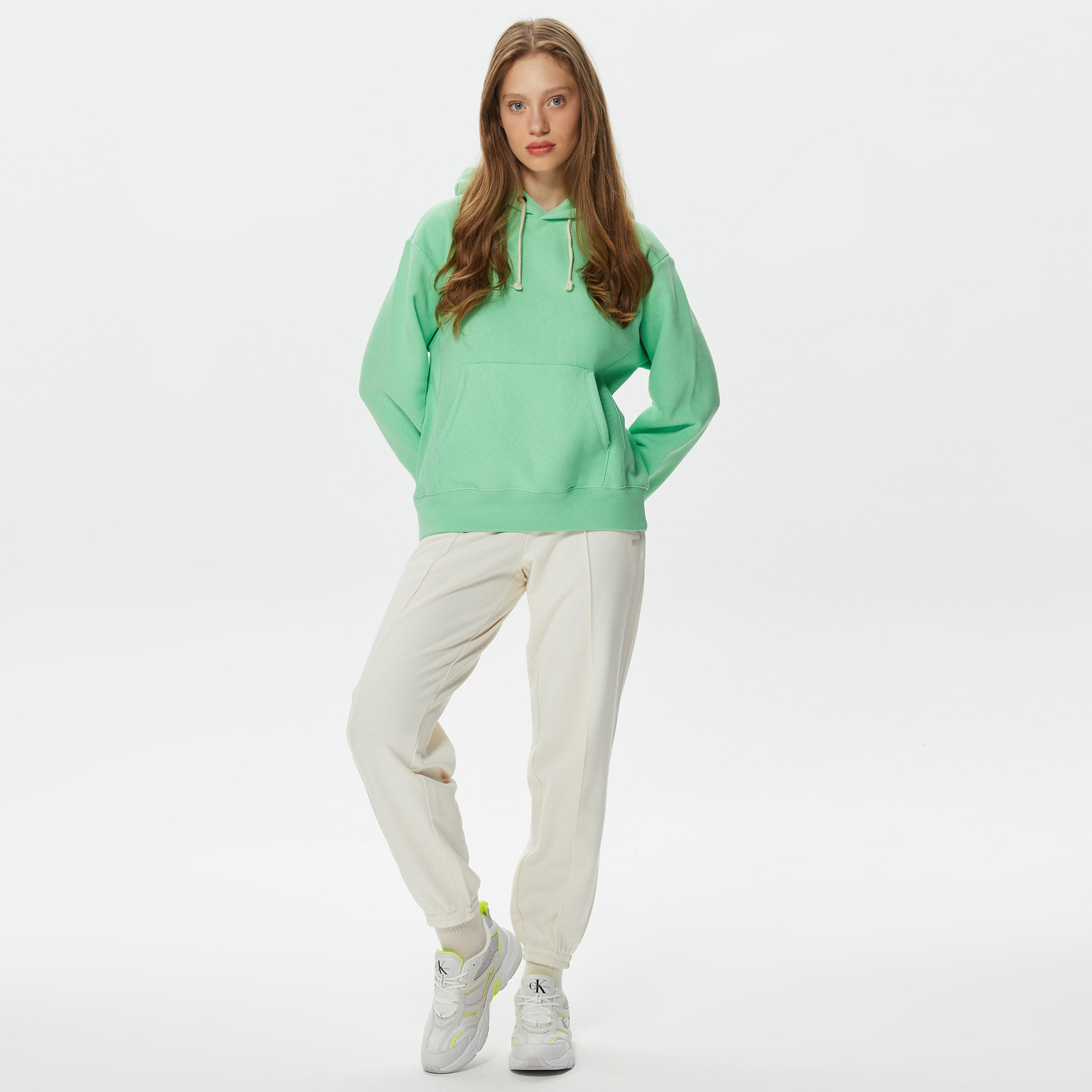 Champion Kadın Yeşil Sweatshirt