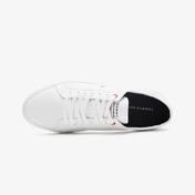 Tommy Hilfiger Core Corporate Vulcanized Canvas Erkek Beyaz Sneaker
