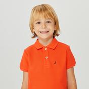 Nautica Erkek Çocuk Turuncu Regular Fit Polo Yaka T-Shirt
