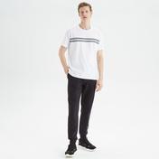 Nautica Erkek Beyaz Standart Fit Çizgili T-Shirt