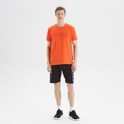 Nautica Erkek Turuncu Standart Fit Baskılı T-Shirt