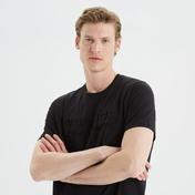 Nautica Erkek Siyah Standart Fit Baskılı T-Shirt