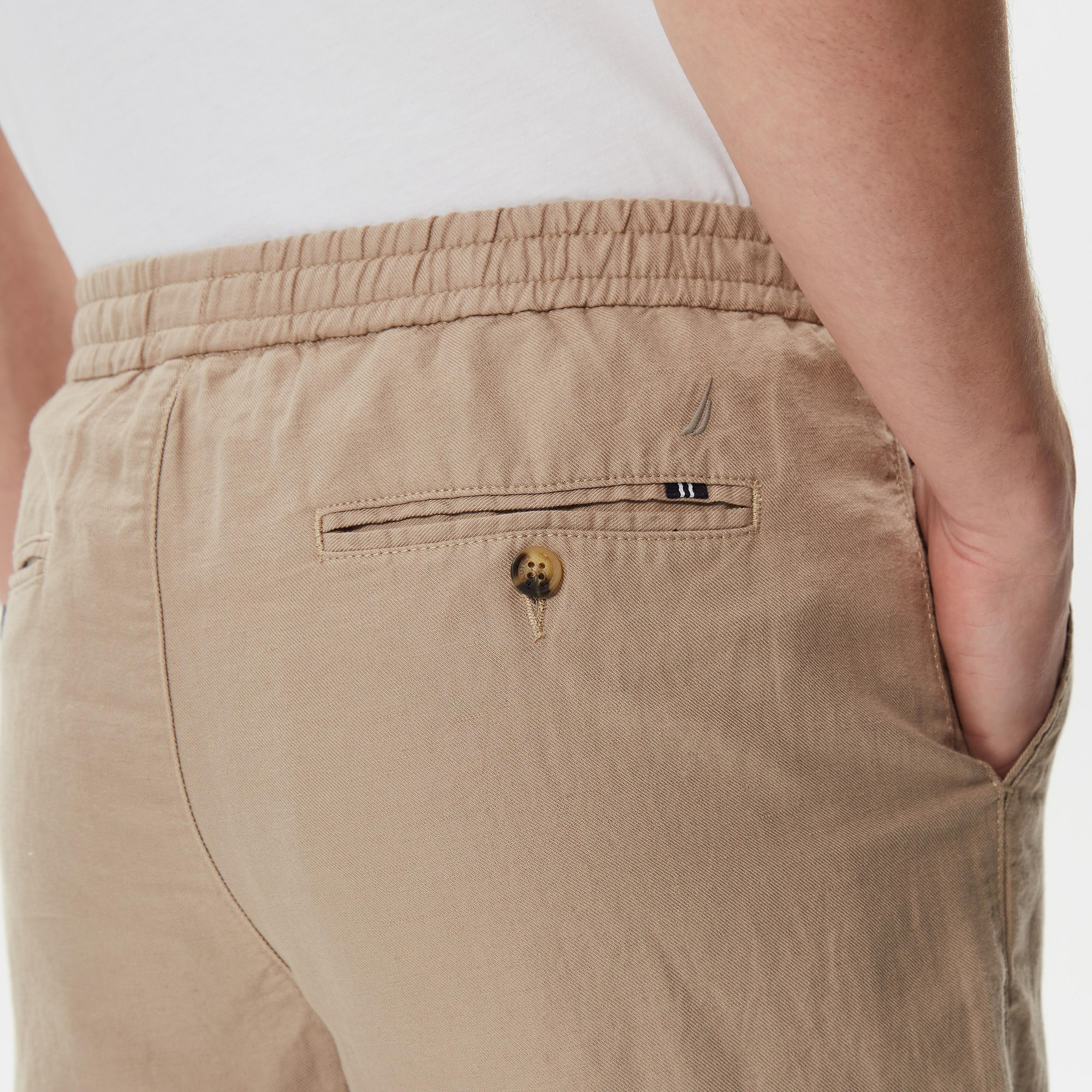 NAUTICA ERKEK CLASSIC FIT BEJ BERMUDA ŞORT
