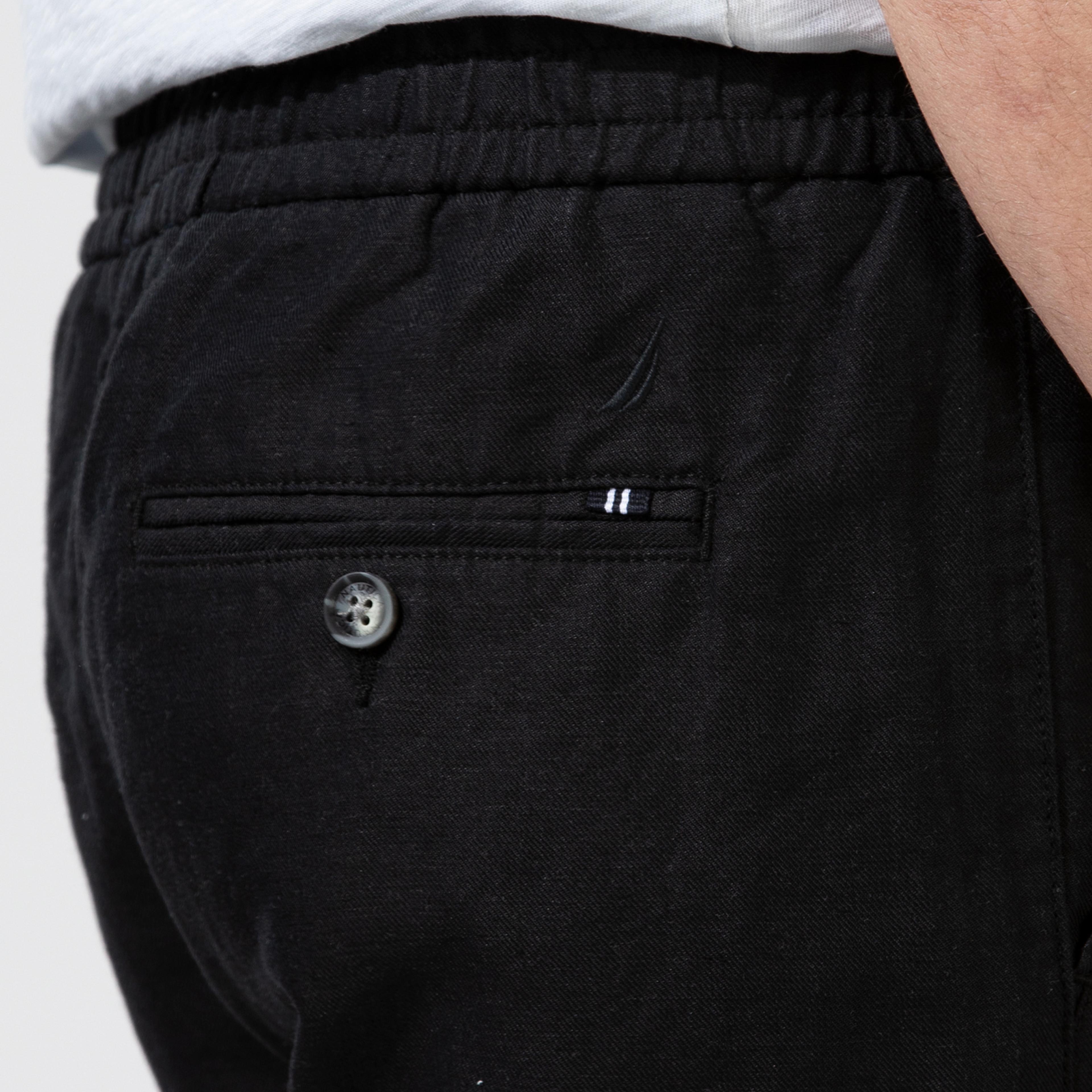 NAUTICA ERKEK SİYAH CLASSIC FIT BERMUDA ŞORT