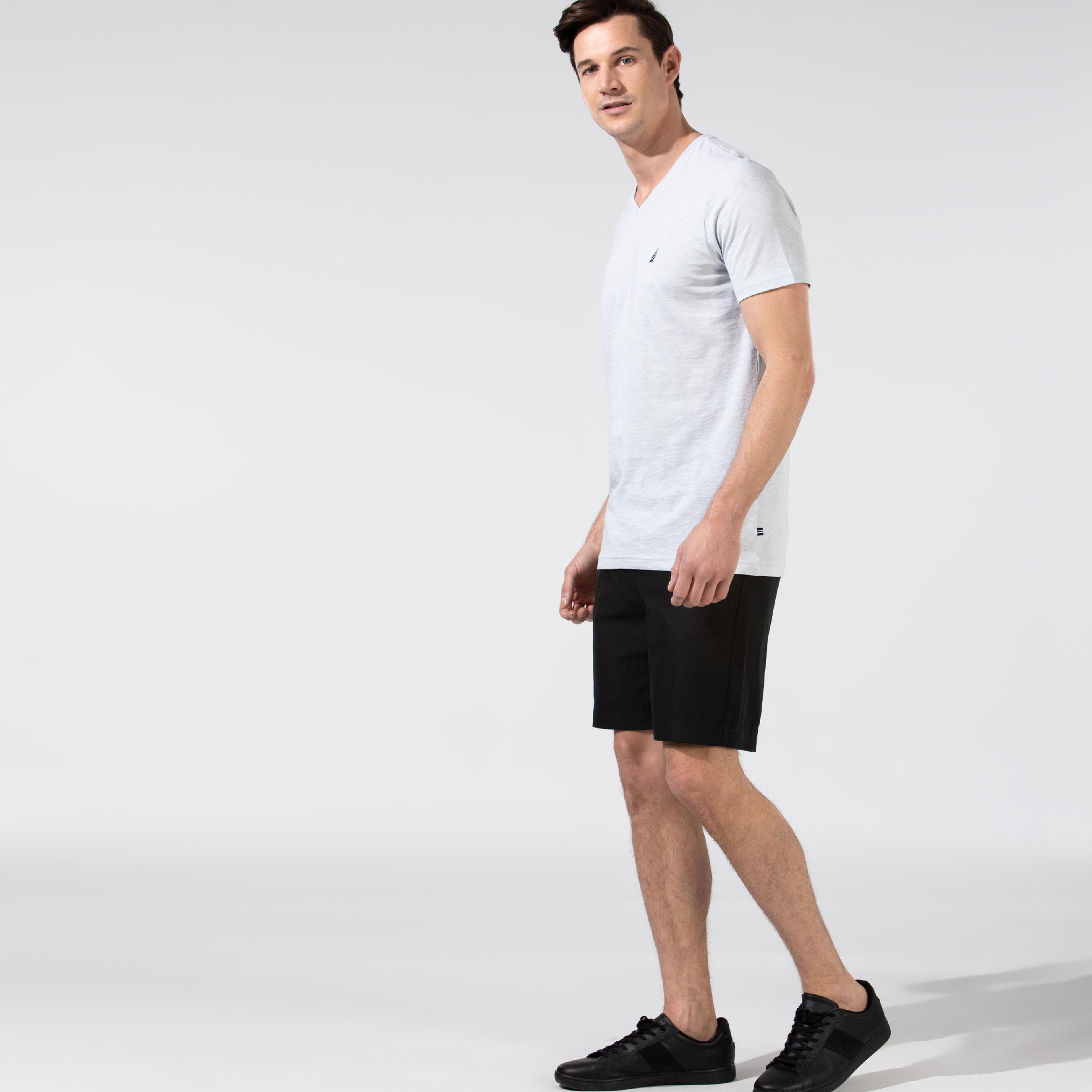 NAUTICA ERKEK SİYAH CLASSIC FIT BERMUDA ŞORT