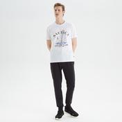 Nautica Erkek Beyaz Baskılı Standart Fit T-Shirt