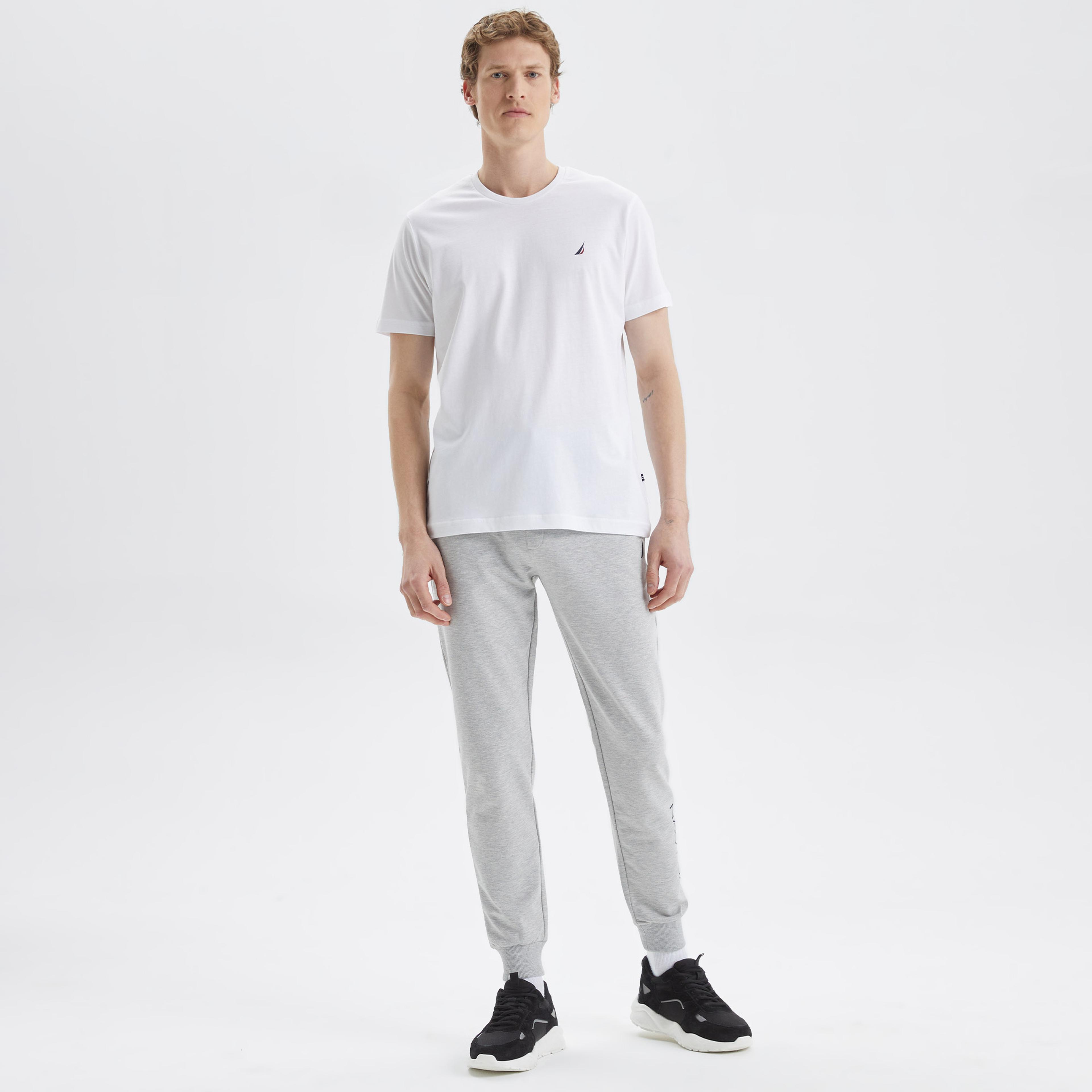Nautica Erkek Gri Standart Fit Eşofman Altı