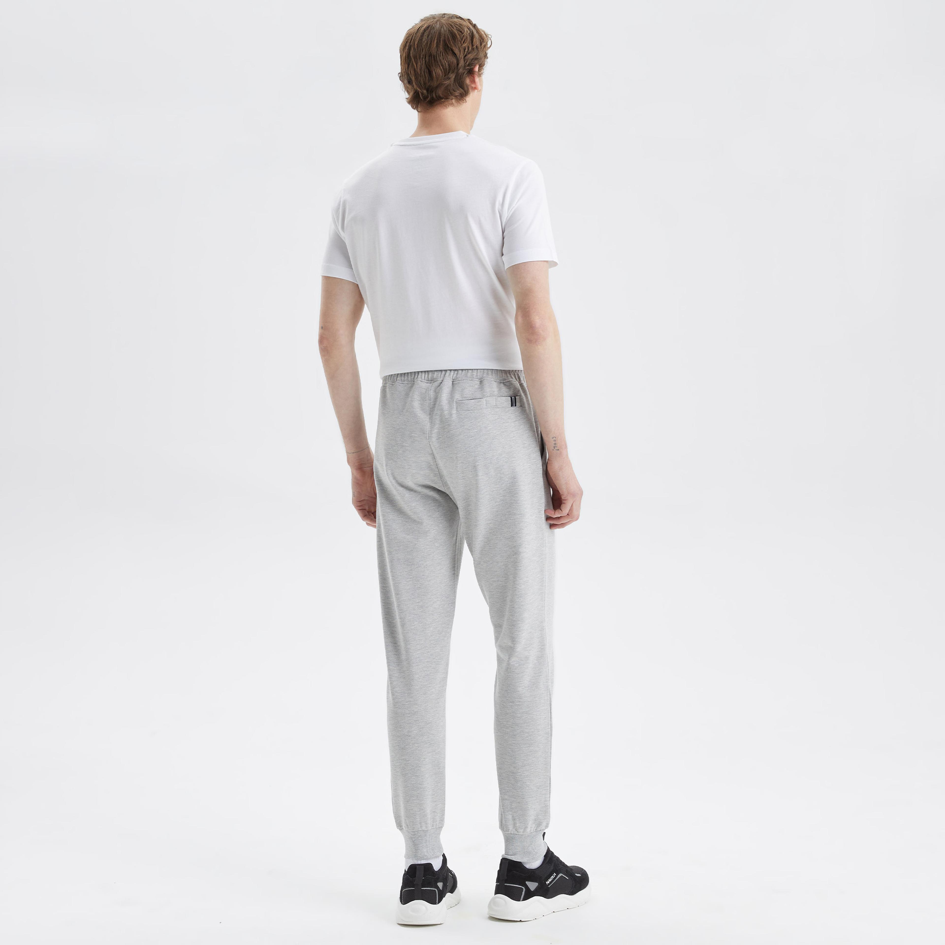 Nautica Erkek Gri Standart Fit Eşofman Altı