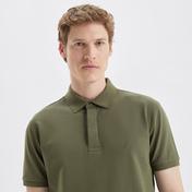 Nautica Erkek Yeşil Slim Fit Kısa Kollu Polo Yaka T-Shirt